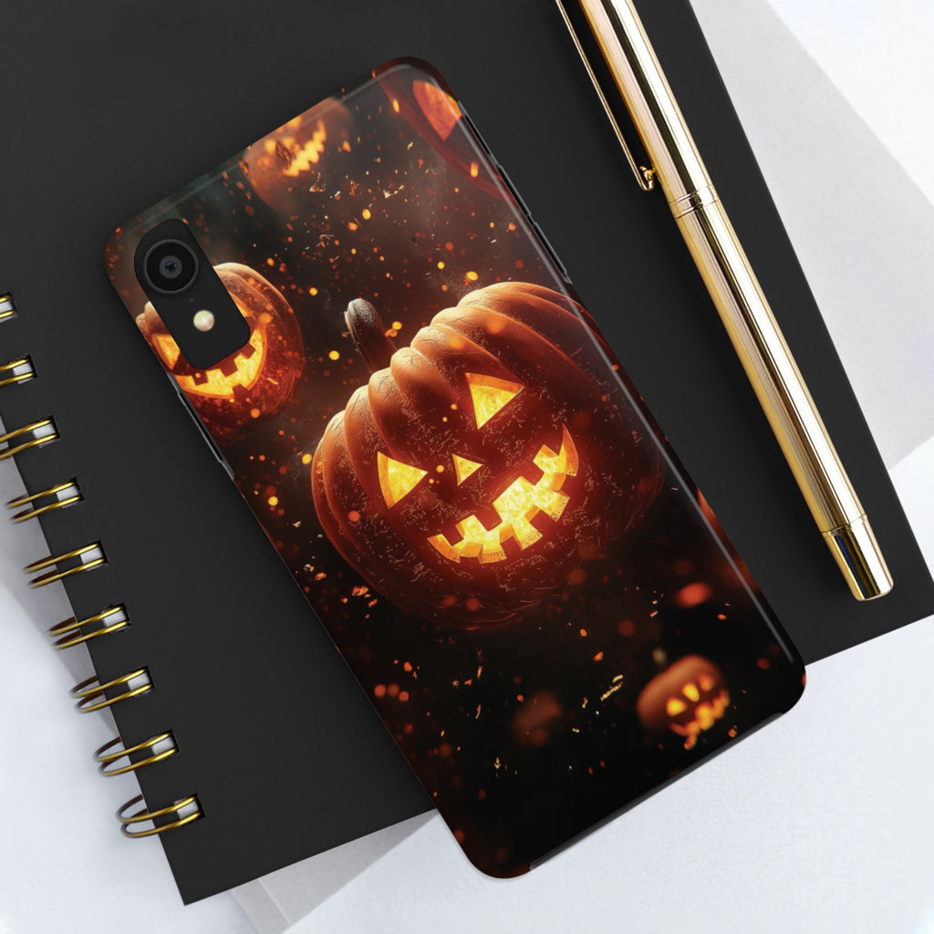 Halloween Pumpkin Tough Phone Cases, Spooky Mobile Covers, Fall Decor, Halloween Gift, Pumpkin Design, Halloween Accessories