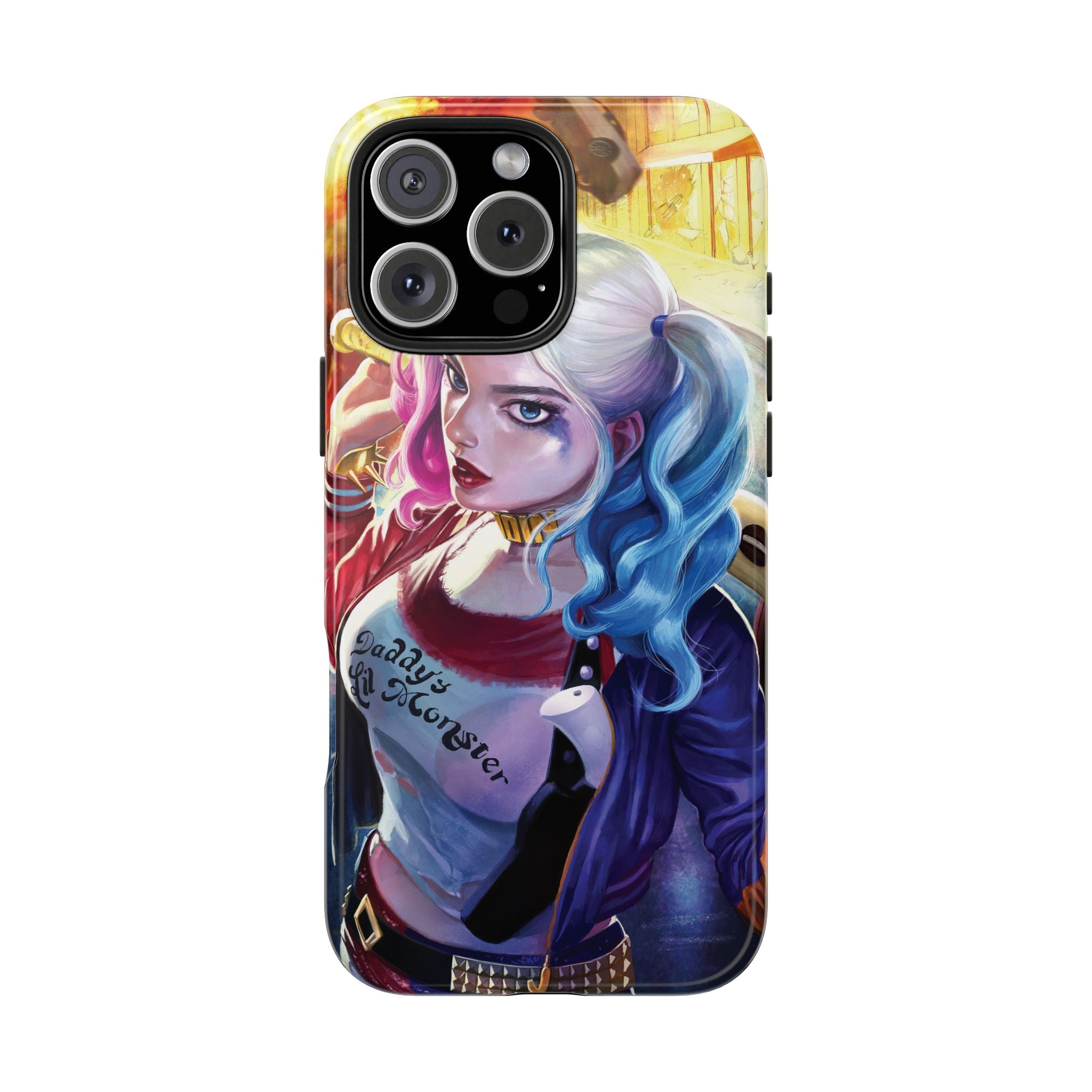 Harley Quinn Tough Phone Cases, Stylish Phone Protector for Women, Anime Style Mobile Cover, Unique Gift for Gamers, Pop Culture Accessories