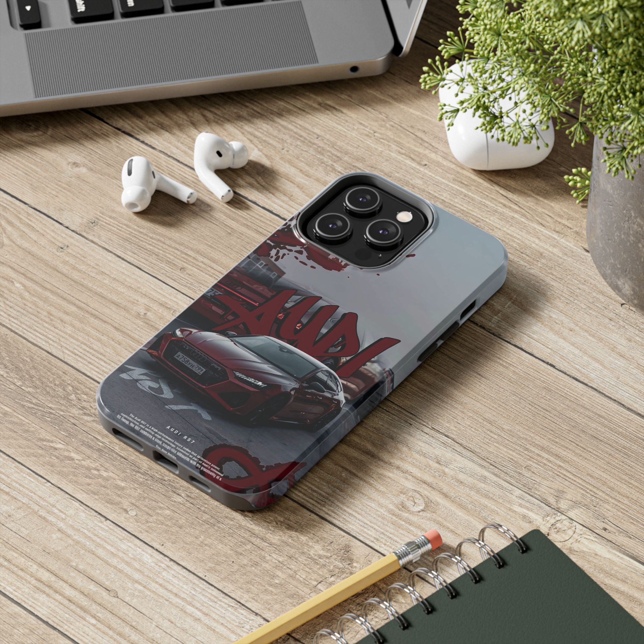 Audi-Inspired Tough Phone Case for Car Enthusiasts