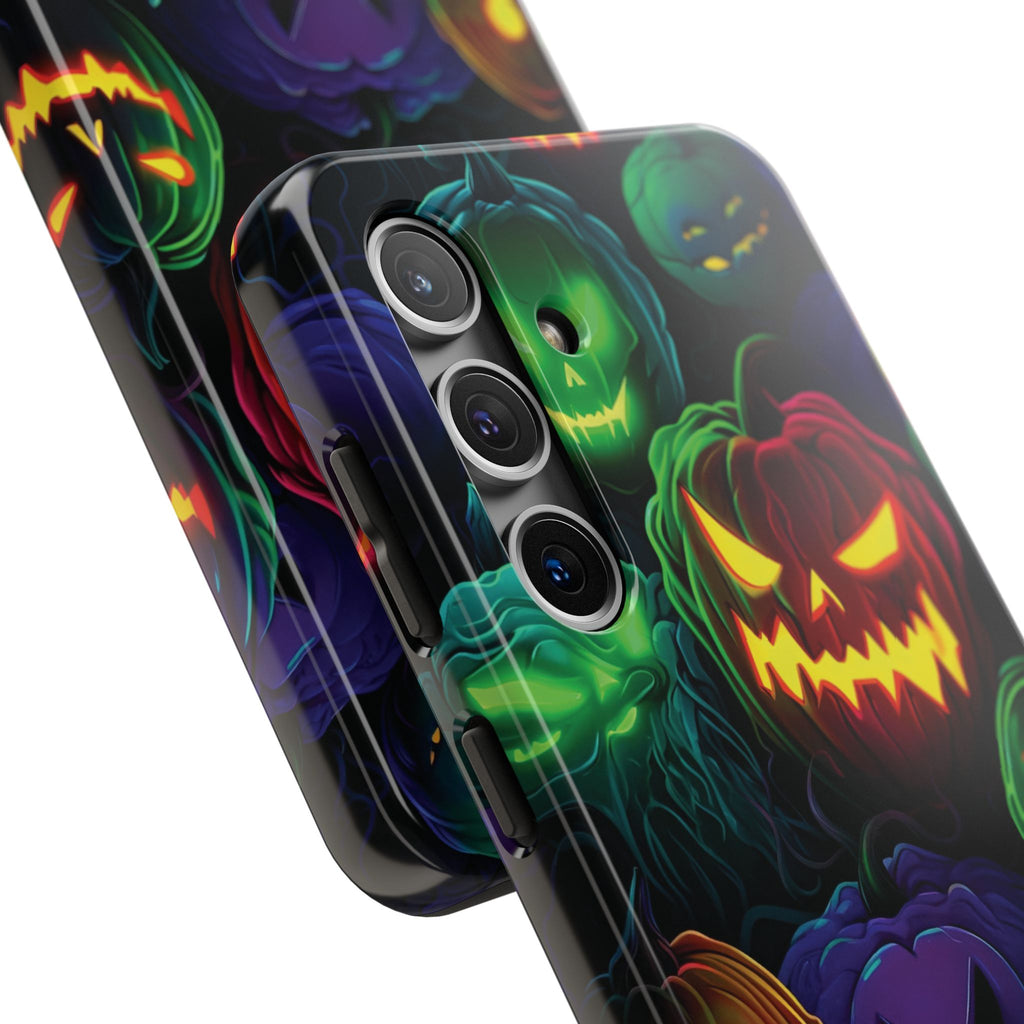 Halloween Pumpkin Phone Case, Spooky Fall Accessory, Tough Phone Cover, Halloween Gift, Pumpkin Decor