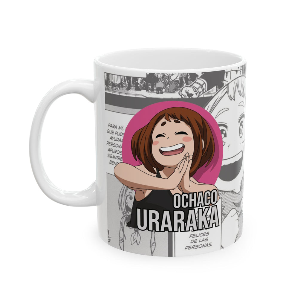 Anime Character Collage Ceramic Mug – Cute Chibi Girls Coffee Cup (11oz/15oz)