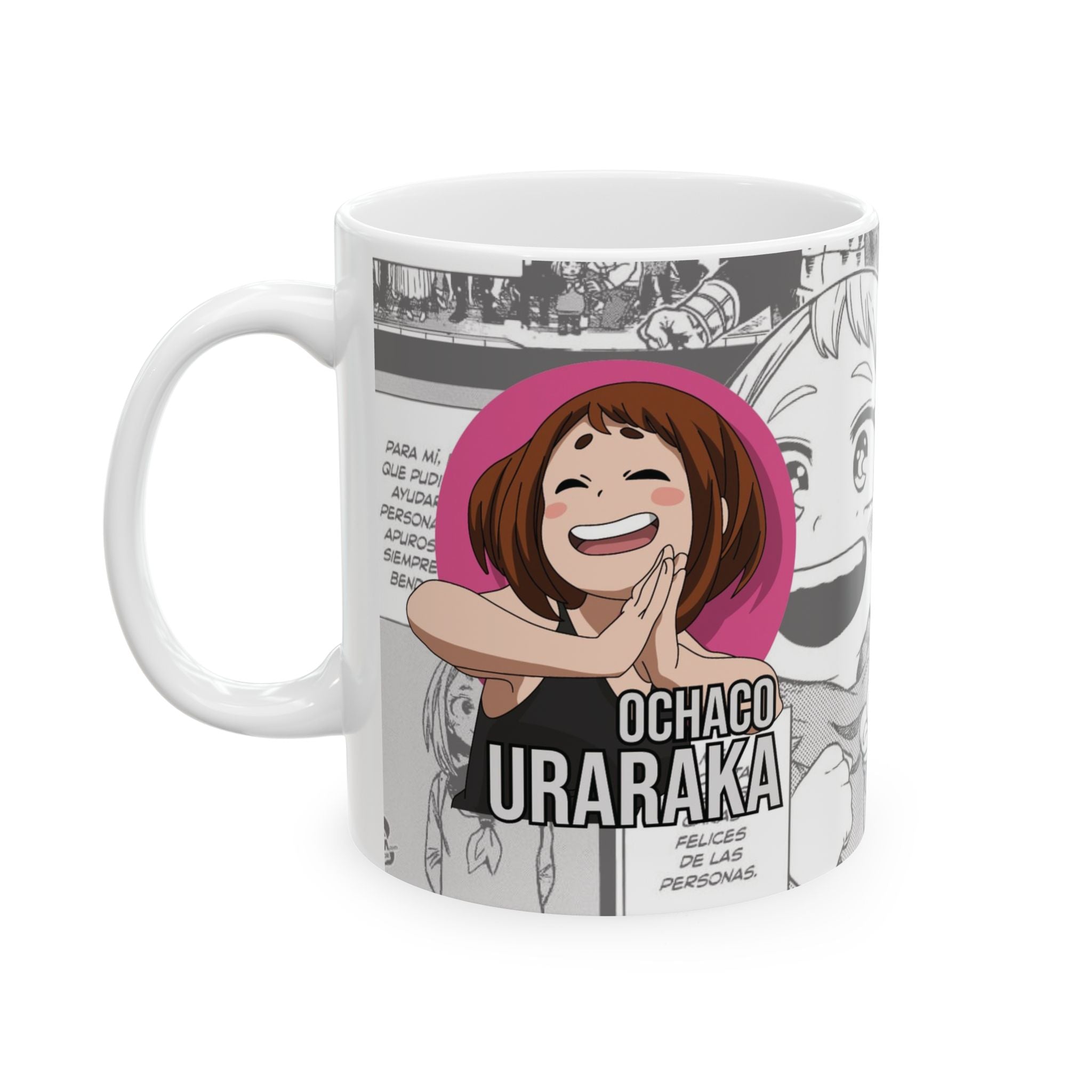 Anime Character Collage Ceramic Mug – Cute Chibi Girls Coffee Cup (11oz/15oz)