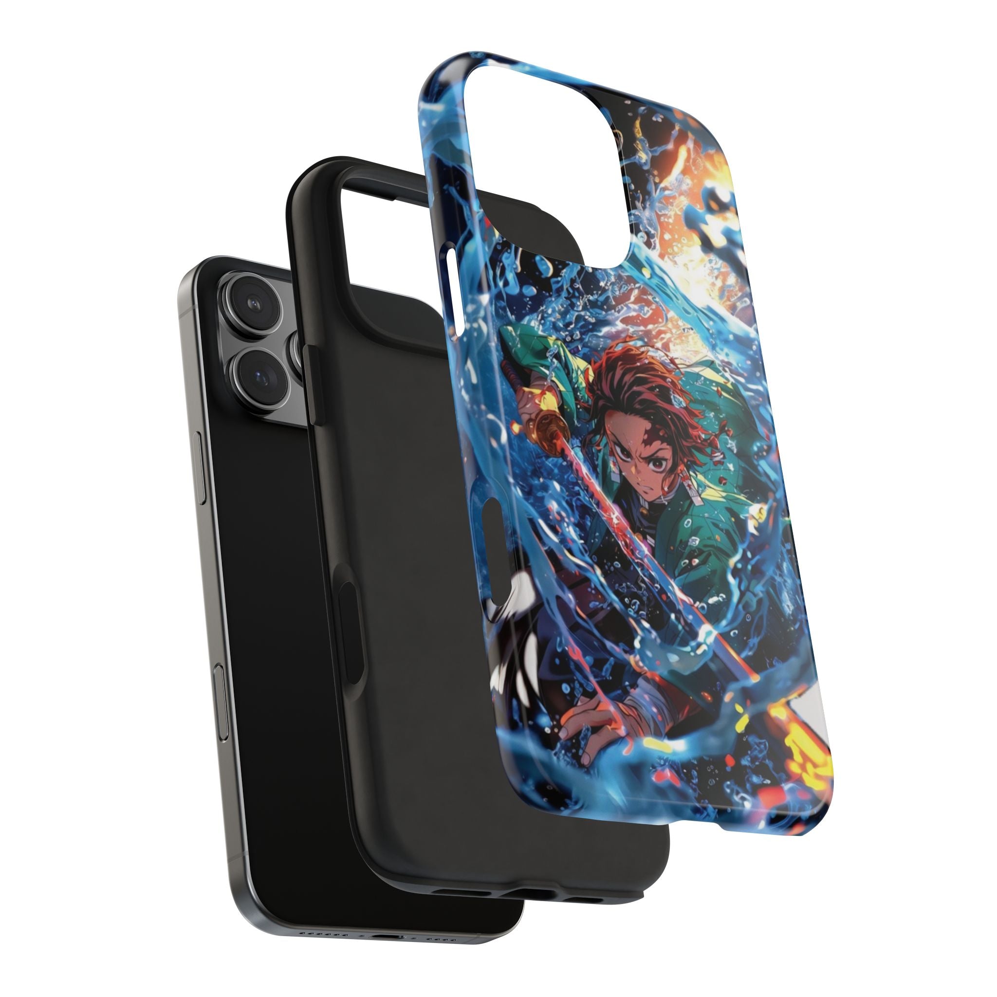 Demon Slayer Tough Phone Case - Samurai Combat Design