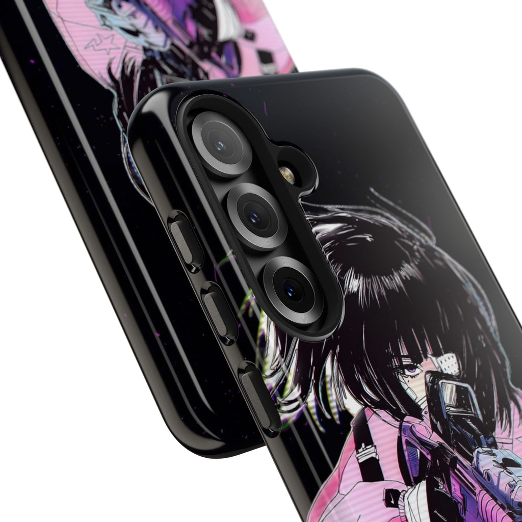 Anime-Style Tough Phone Cases with Edgy Designs, Perfect for Gamers, Cyberpunk Lovers, Gifts for Birthdays, Holidays, and Cosplay
