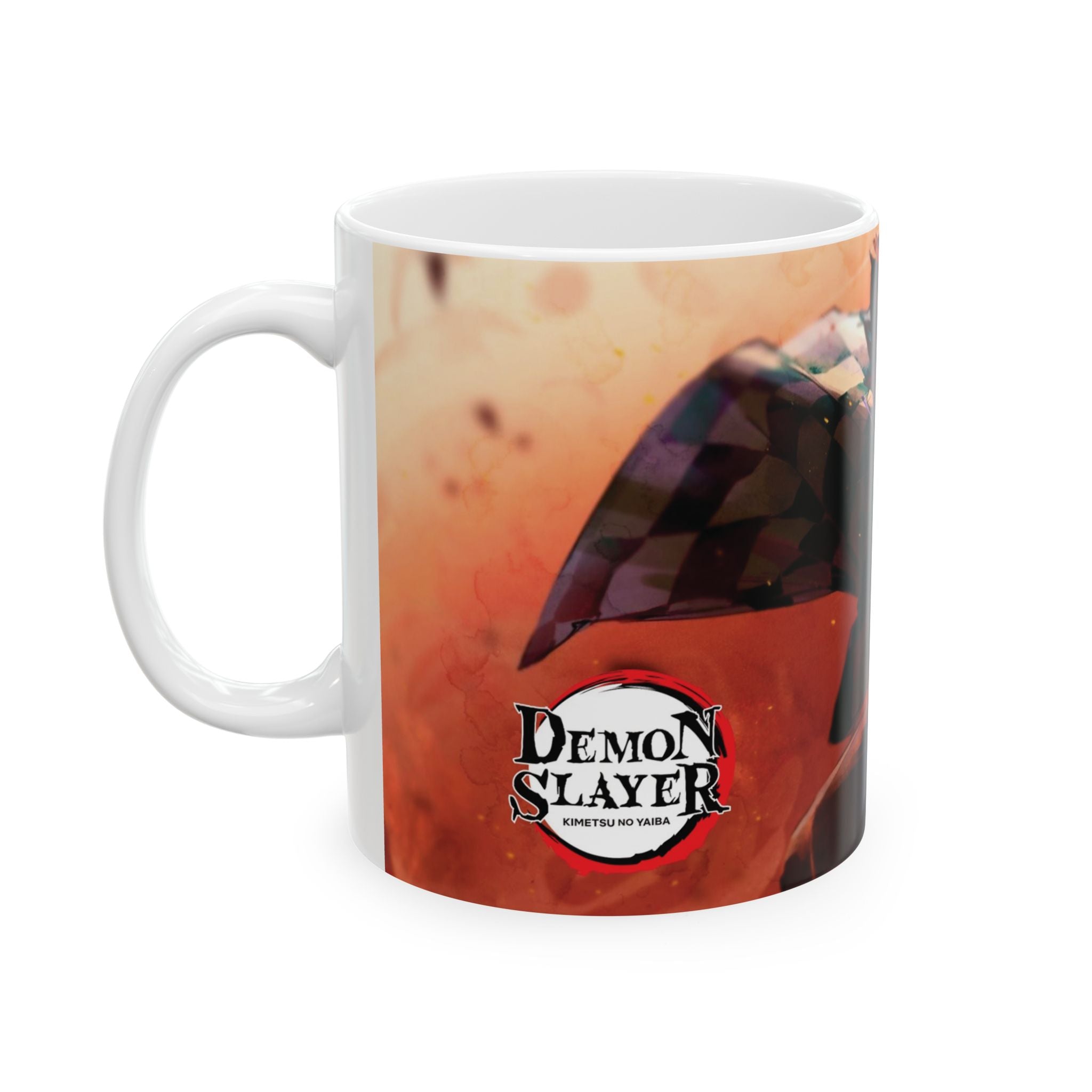 Demon Slayer Tanjiro Ceramic Mug (11oz & 15oz) — Anime Action Coffee Cup