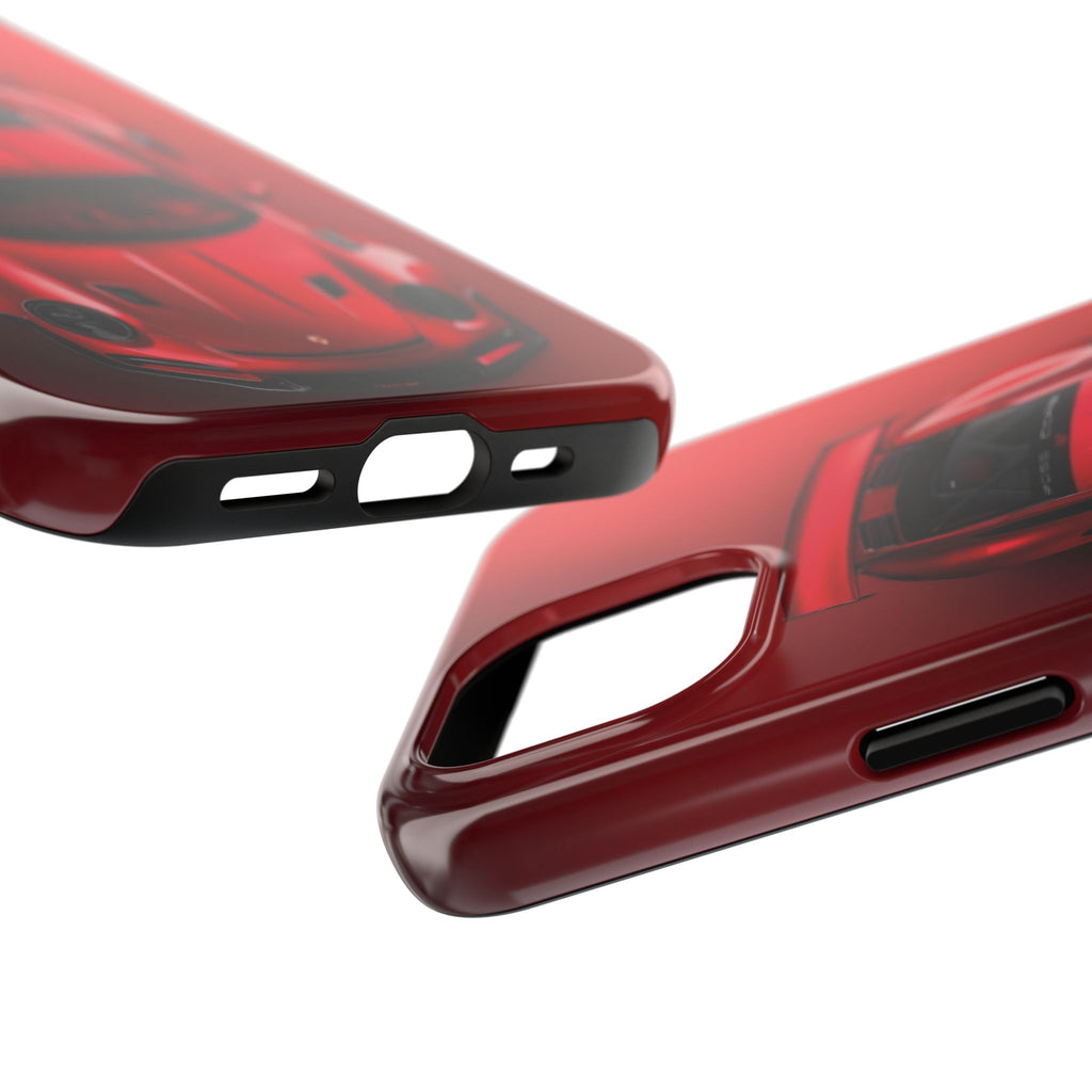 Sleek Sports Car Phone Cases for Automotive Enthusiasts, Durable Phone Covers, Car Lover Gifts, Stylish Tech Accessories, Red Racing Design