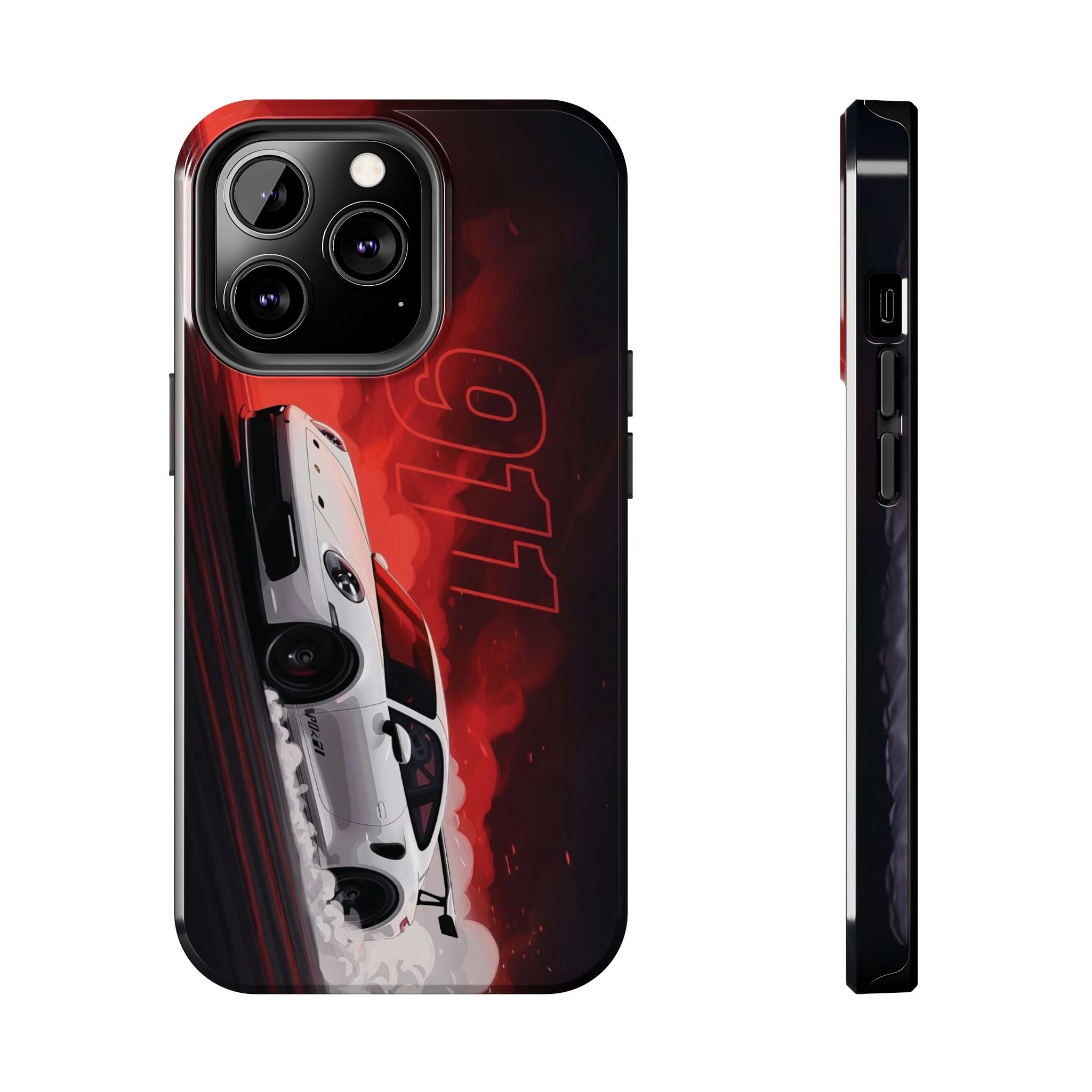 Racing-Inspired Porsche Tough Phone Case with 911 Design