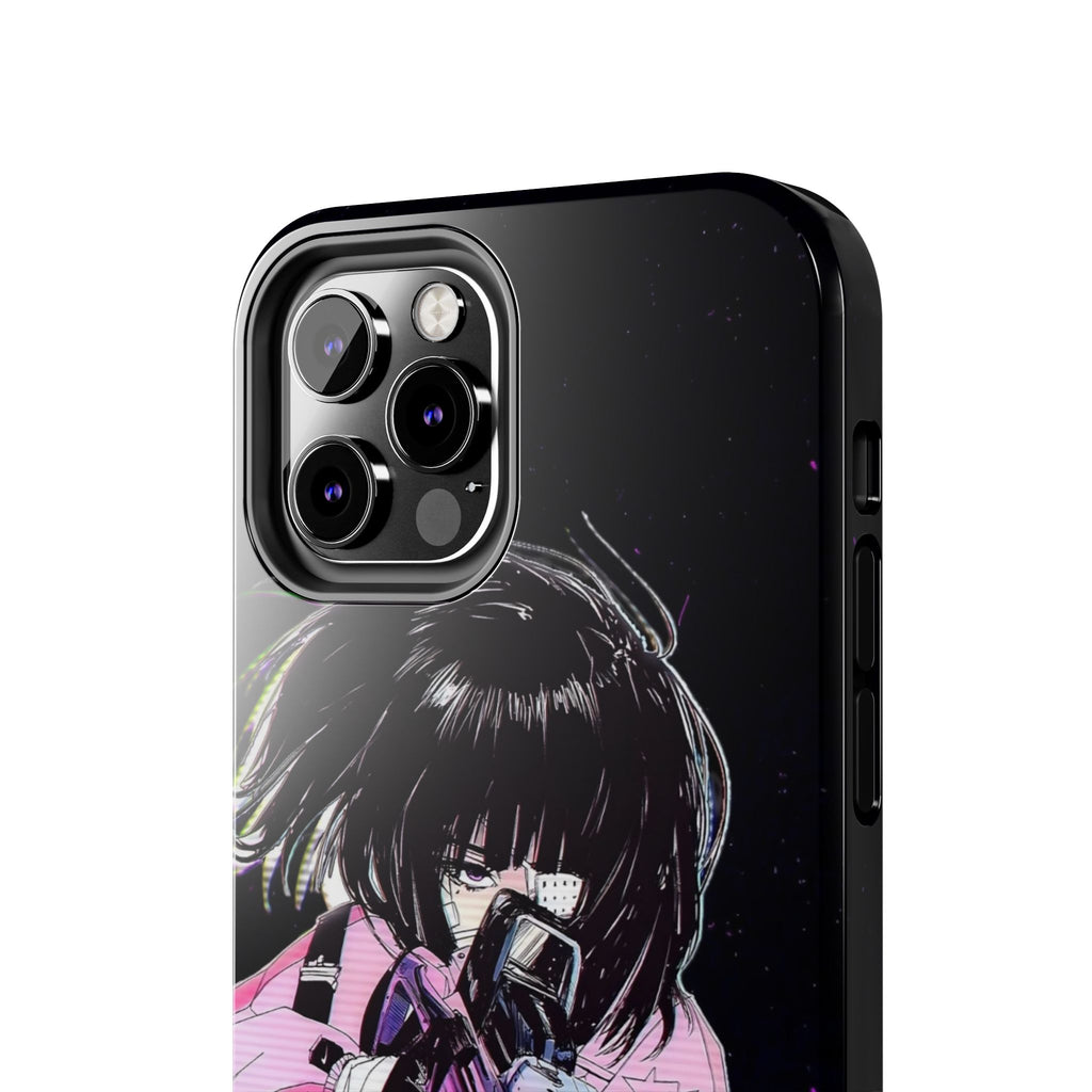 Anime-Style Tough Phone Cases with Edgy Designs, Perfect for Gamers, Cyberpunk Lovers, Gifts for Birthdays, Holidays, and Cosplay