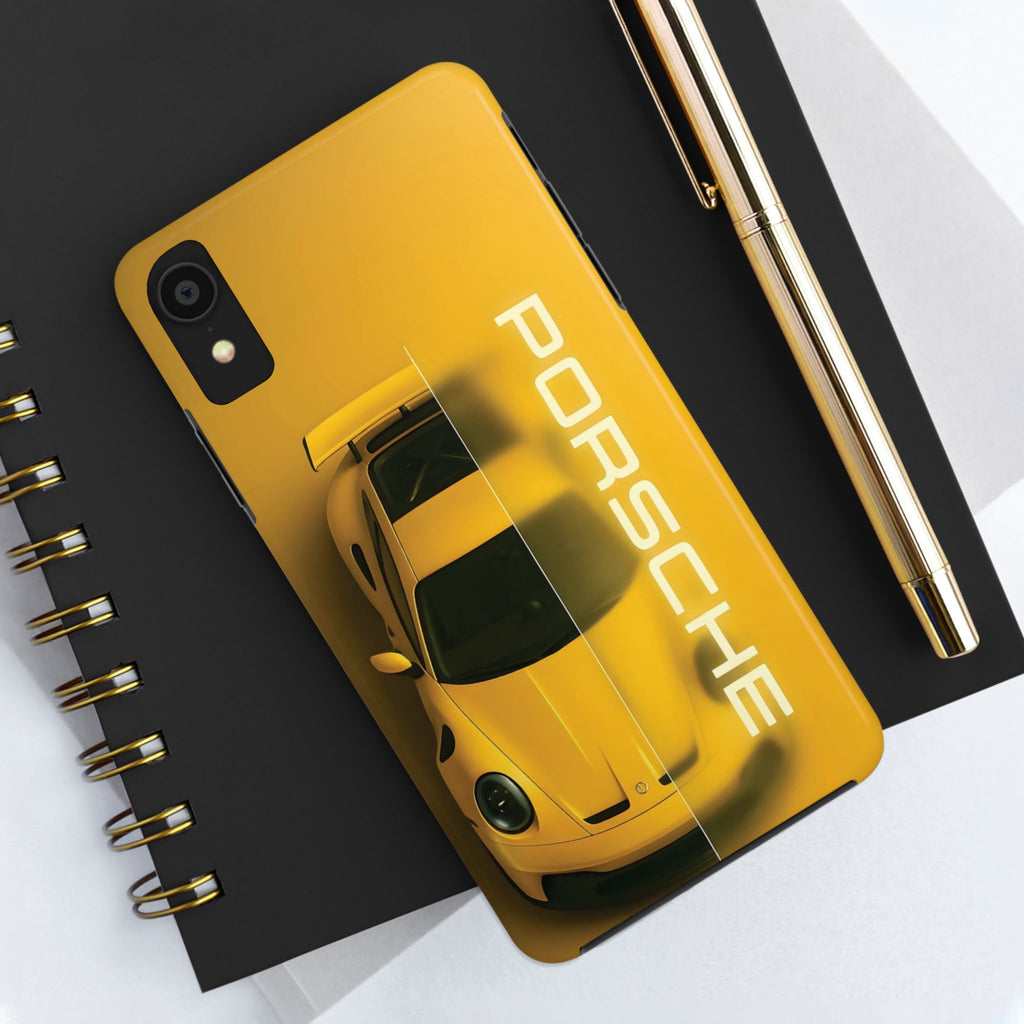 Stylish Car Lover's Phone Case, Durable Tough Phone Case, Gift for Car Enthusiasts, Porsche Design Case, Unique Auto Accessory