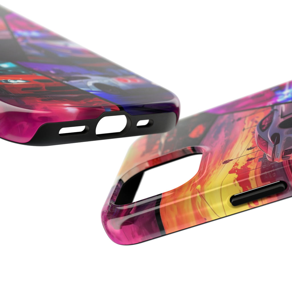 Vibrant Automotive Tough Phone Cases for Car Enthusiasts