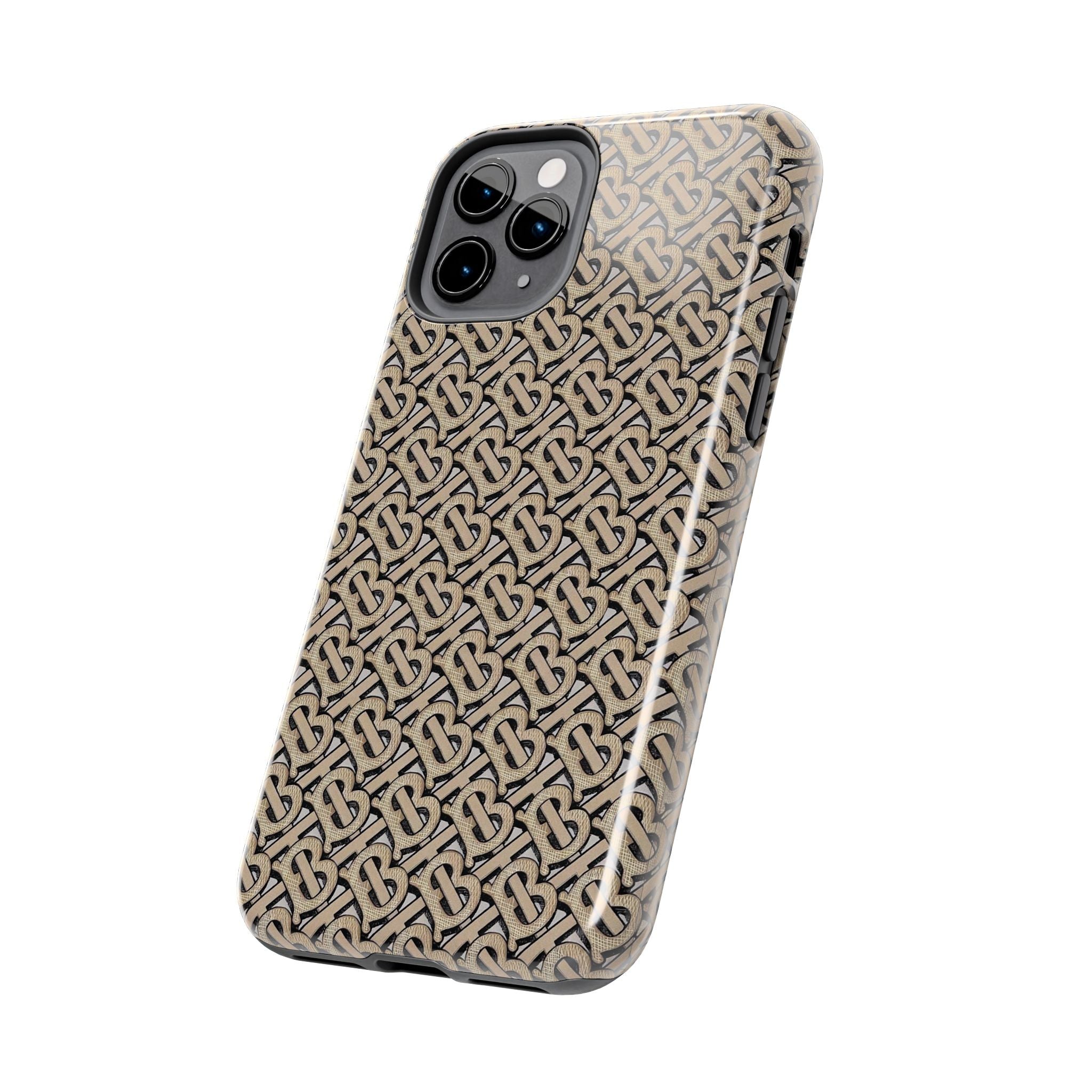 Elegant Interwoven Pattern Tough Phone Cases, Stylish Phone Covers, Durable Cases for Everyday Adventures, Gift for Phone Lovers