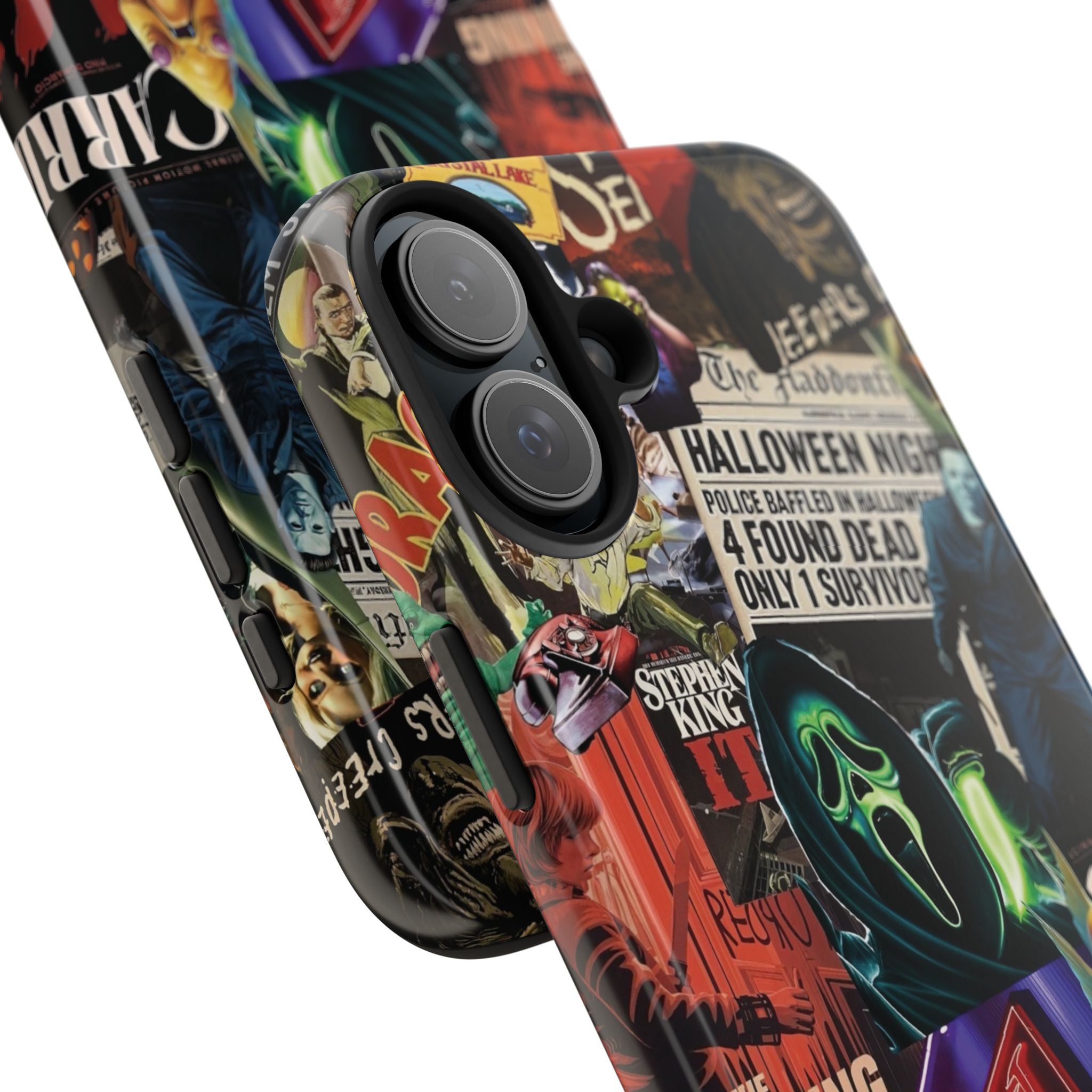 Spooky Horror Movie Phone Case | Tough Phone Cases for Horror Lovers, Halloween Gifts, Unique Accessories, Movie Night Essentials, [...]
