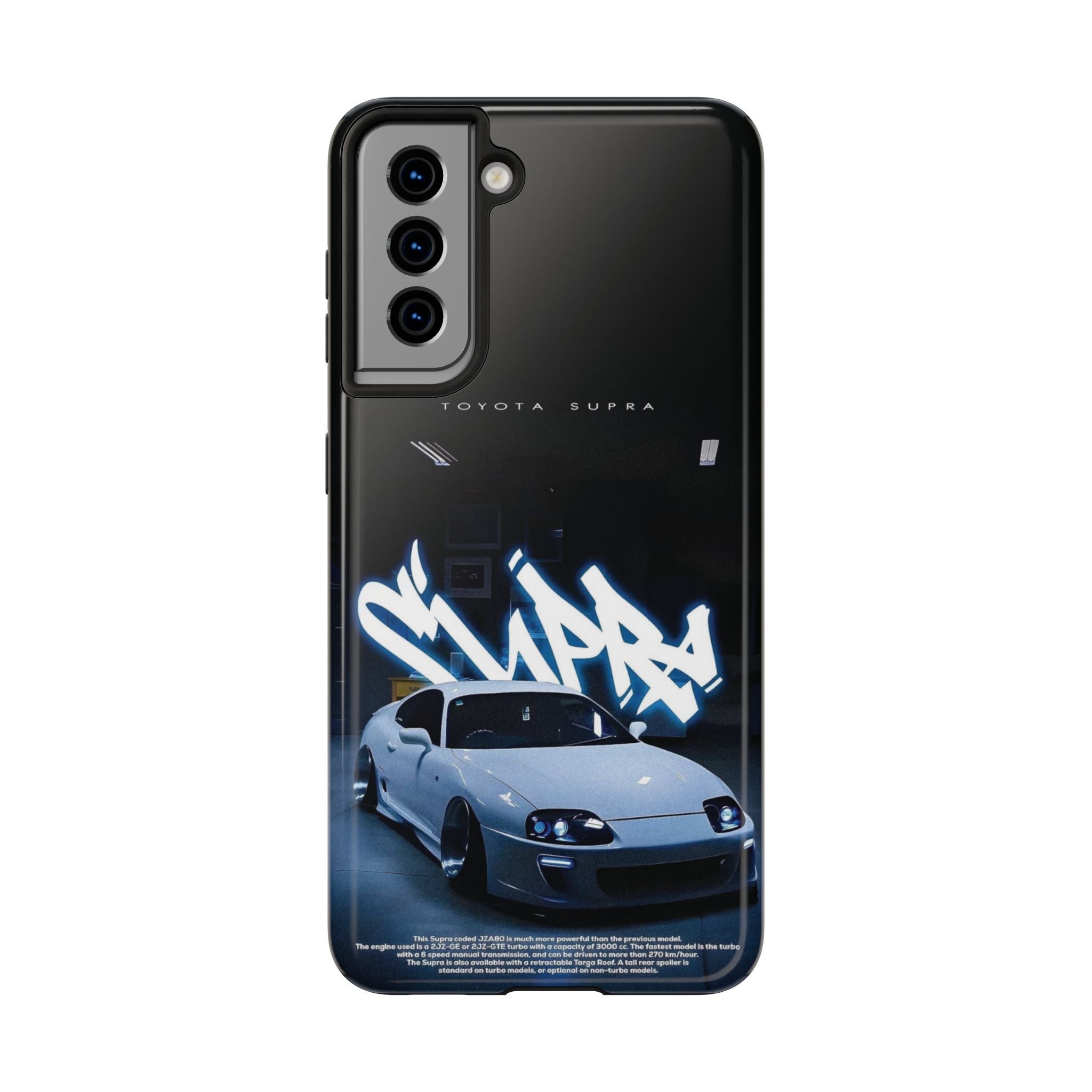 Toyota Supra Graffiti Phone Case - Tough & Stylish Protection for Car Enthusiasts