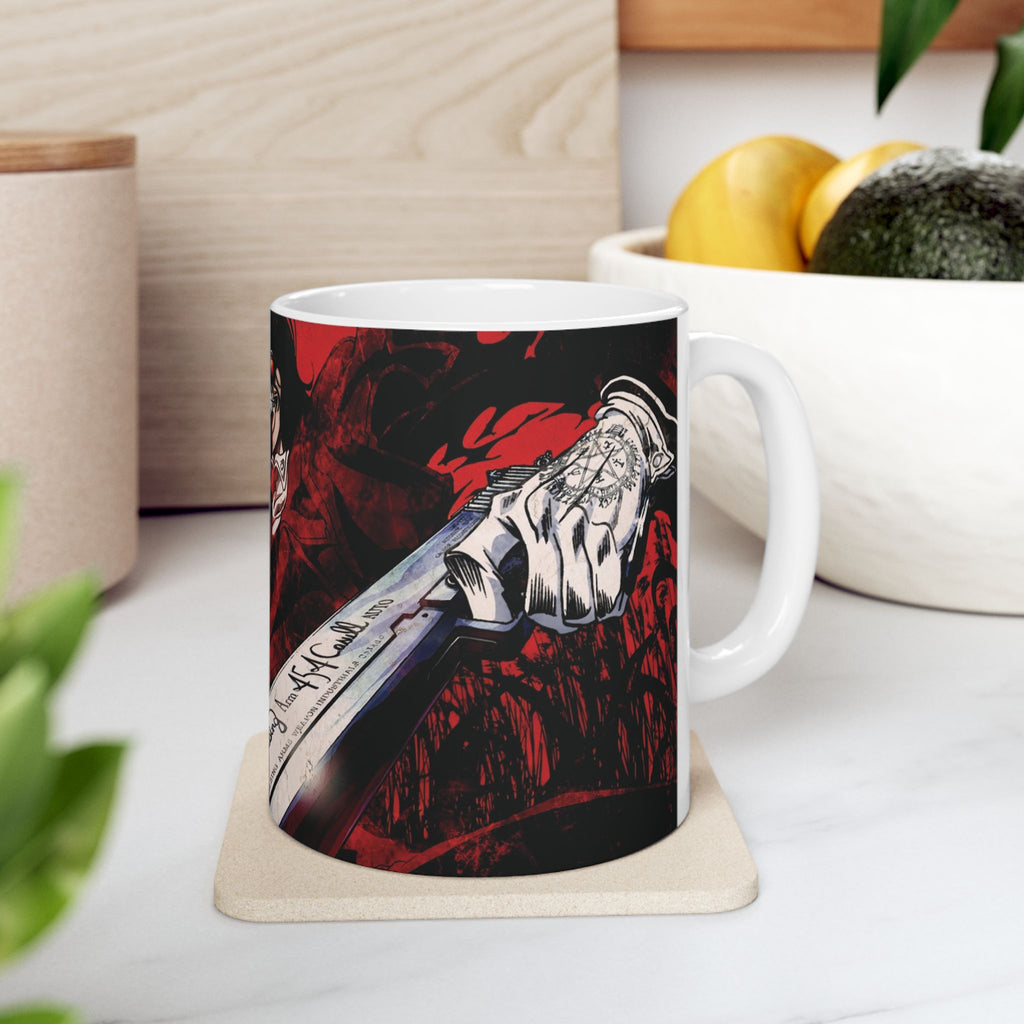 Anime Gothic Red Sword Ceramic Mug (11oz, 15oz)