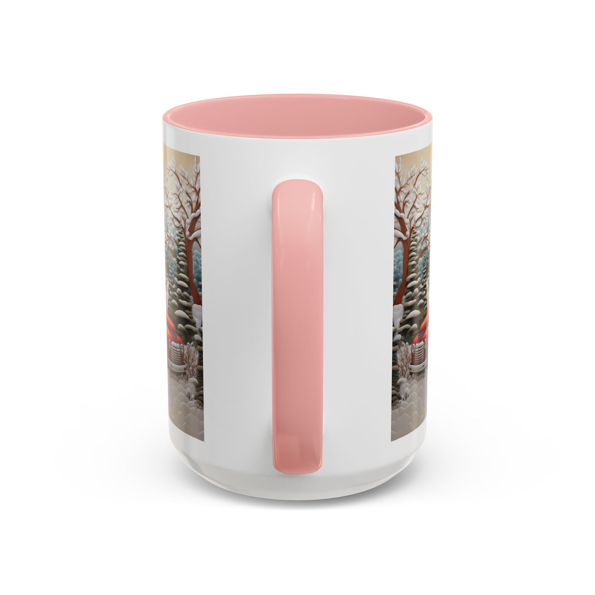 Winter Wonderland Accent Coffee Mug, Cozy Holiday Coffee Cup, Festive Gift for Coffee Lovers, Winter Decor Mug, Rustic Home Accent