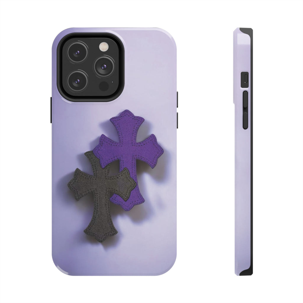 Cross Design Tough Phone Cases, Durable Phone Covers, Christian Gifts, Protective Cases for Men, Unique Tech Accessories