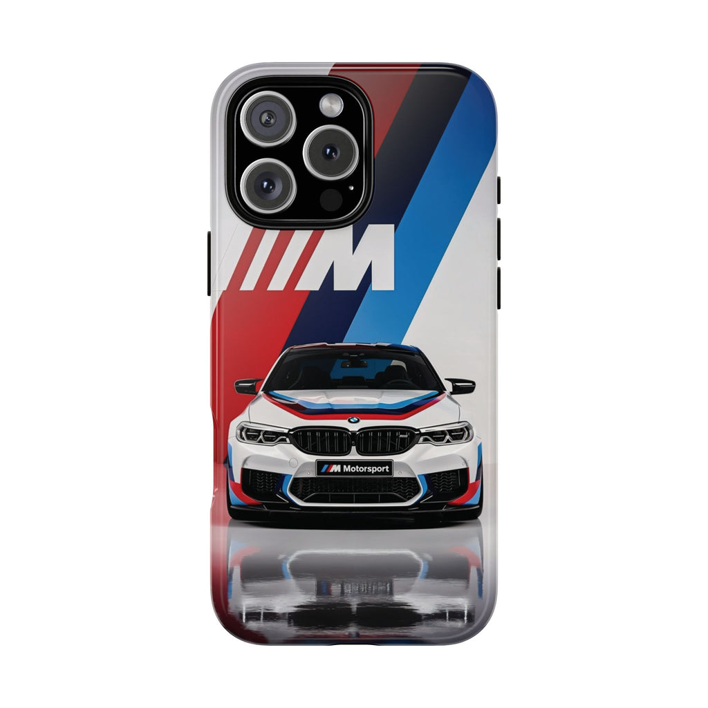 Racing Stripe Tough Phone Case — Motorsport Car Graphic