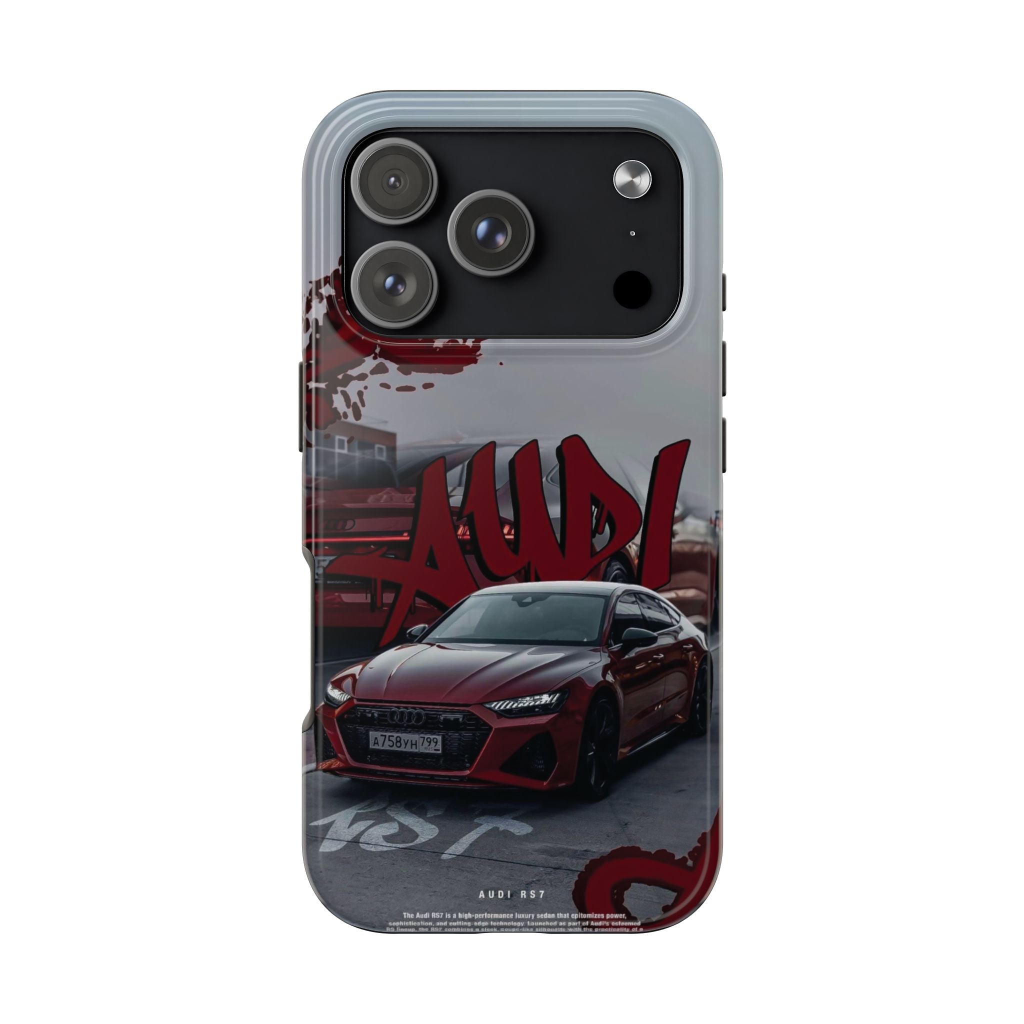Audi-Inspired Tough Phone Case for Car Enthusiasts