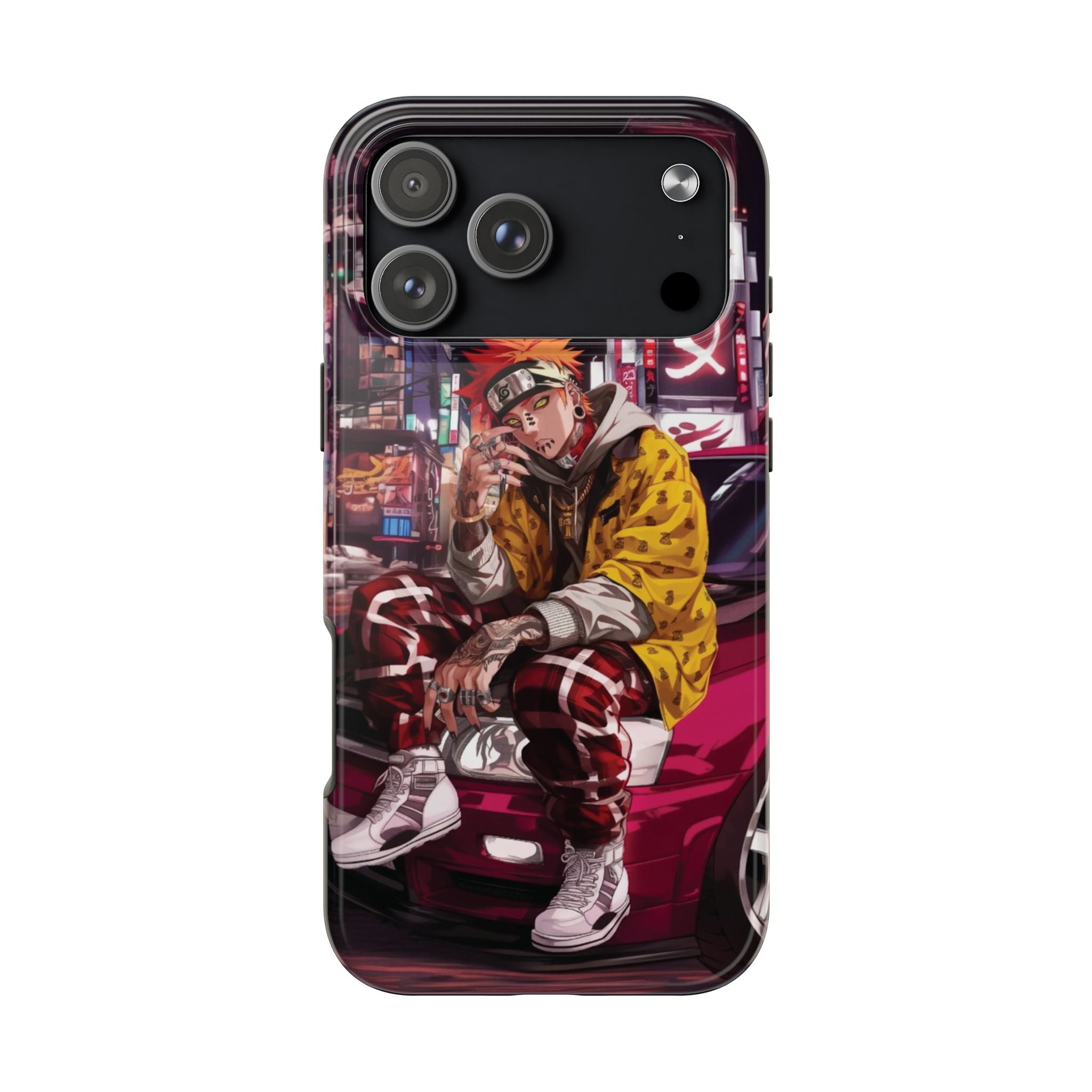 Urban Vibe Tough Phone Case - Anime Streetwear Design