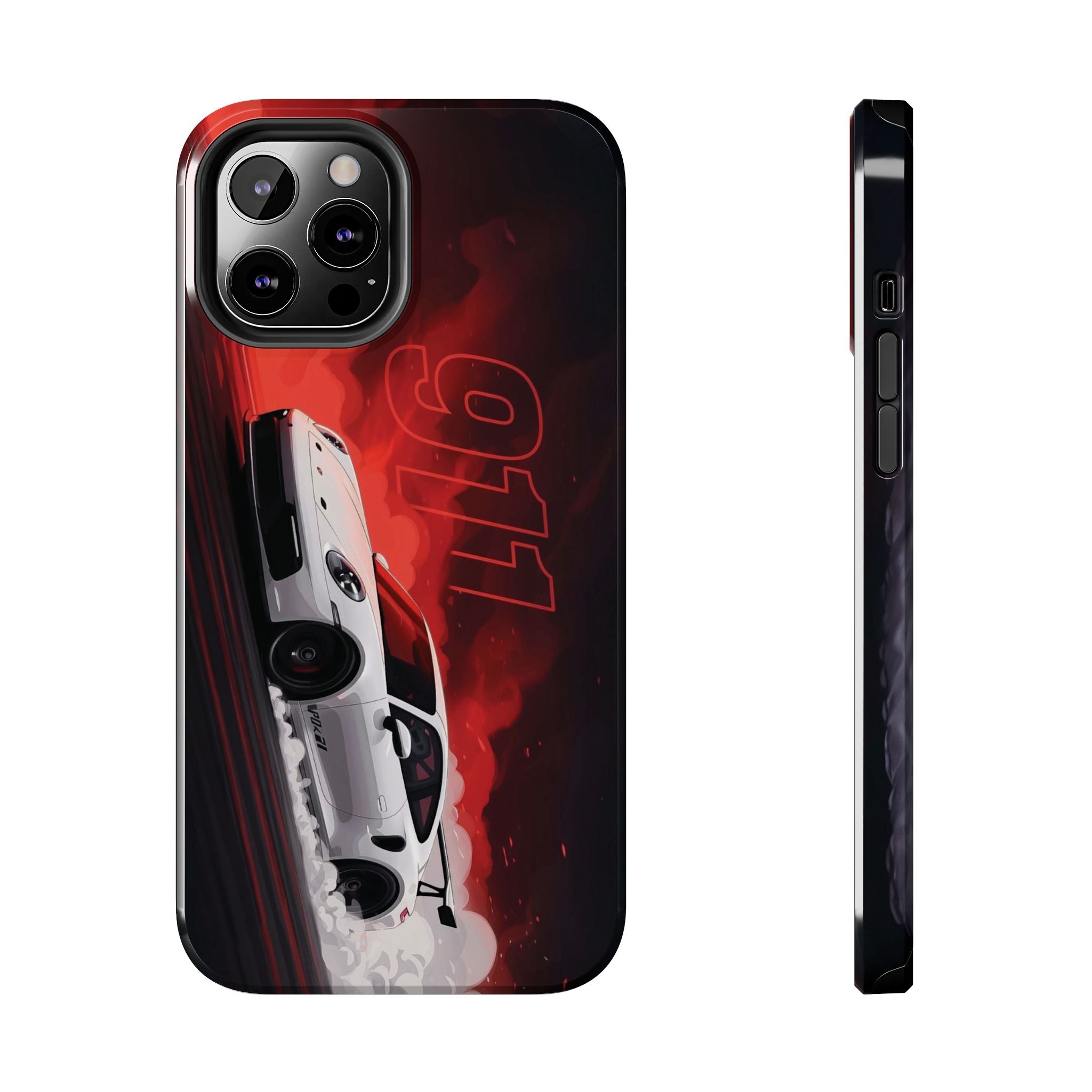 Racing-Inspired Porsche Tough Phone Case with 911 Design