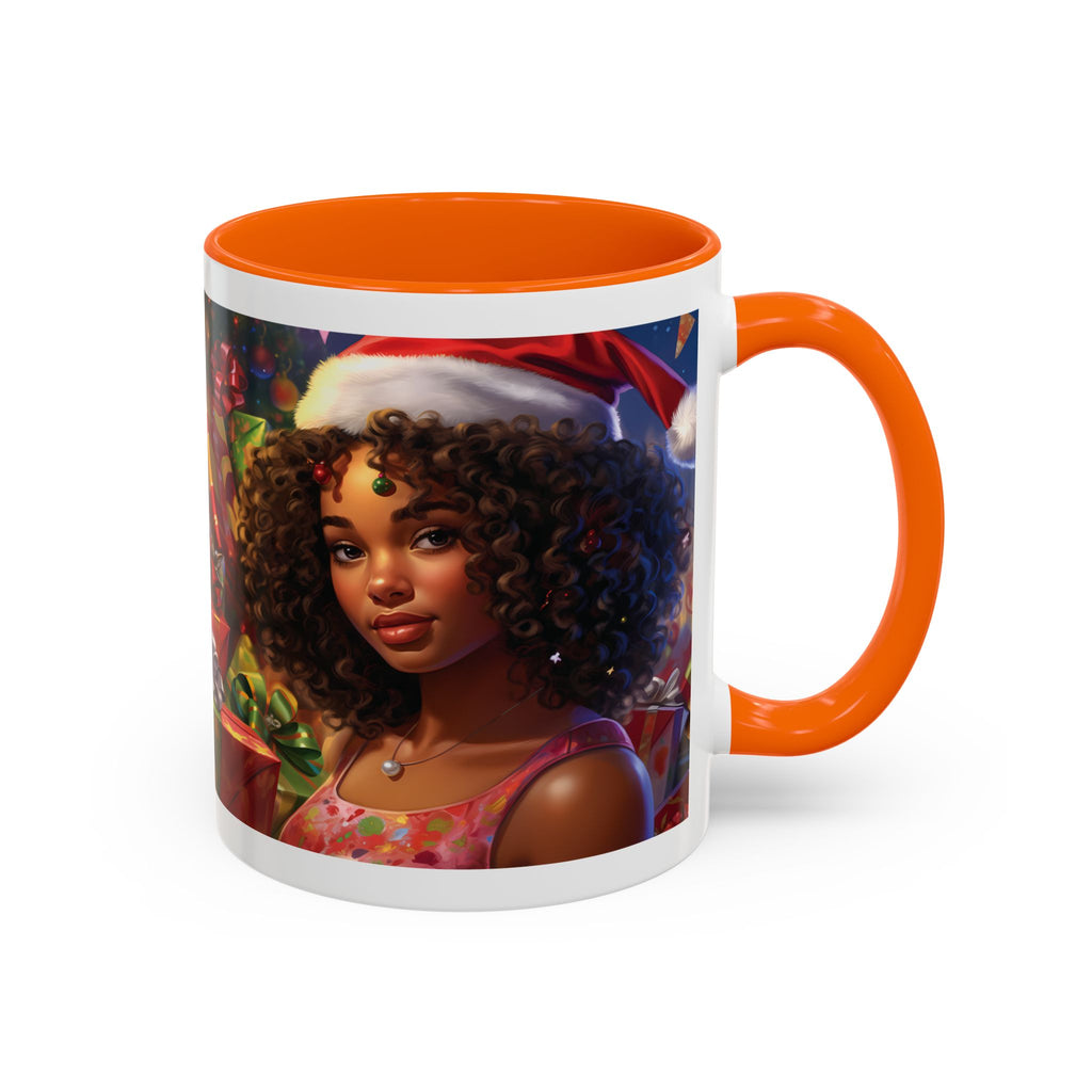 Festive Holiday Coffee Mug, Christmas Gift Mug, Colorful Accent Mug, Cozy Winter Decor, Unique Holiday Drinkware