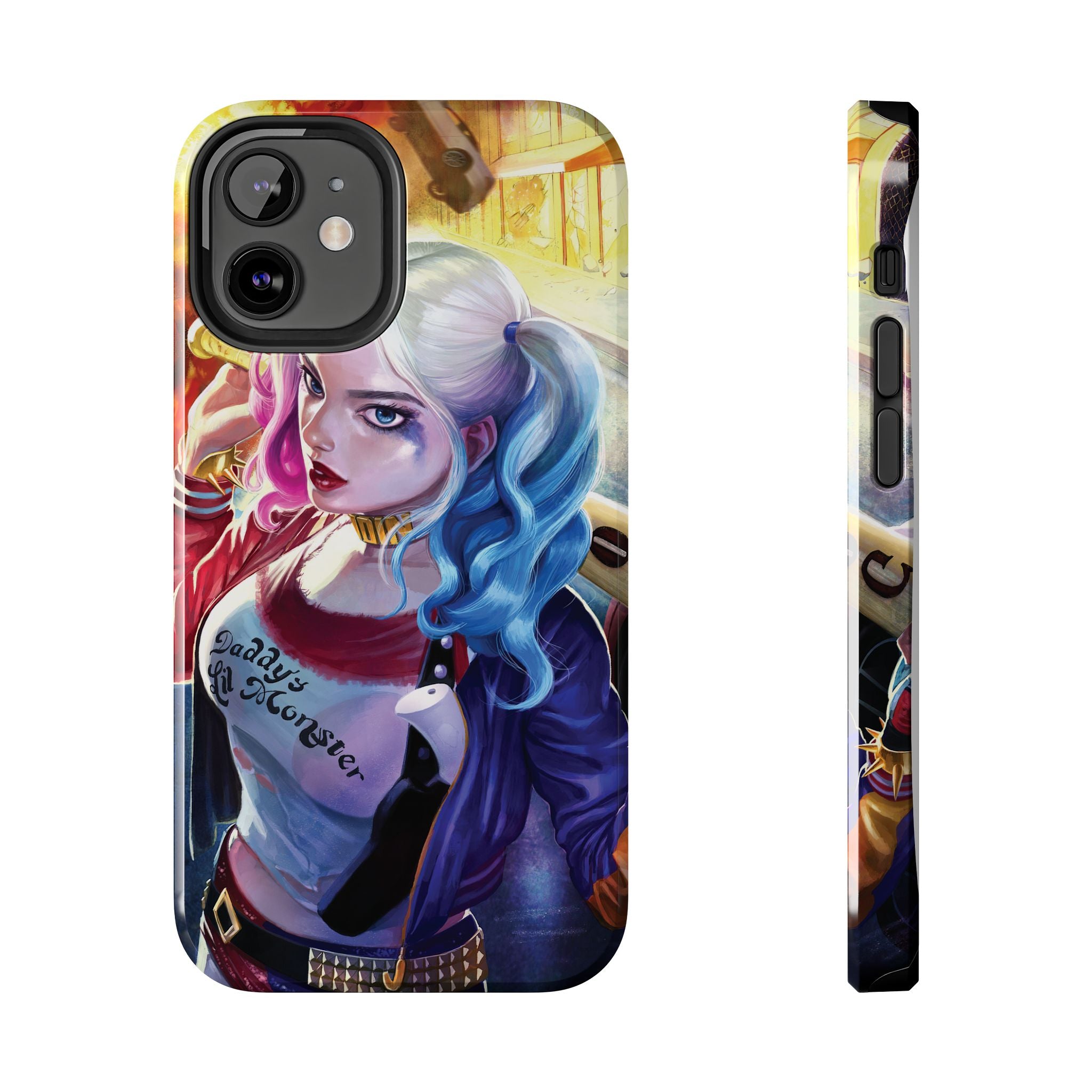 Harley Quinn Tough Phone Cases, Stylish Phone Protector for Women, Anime Style Mobile Cover, Unique Gift for Gamers, Pop Culture Accessories