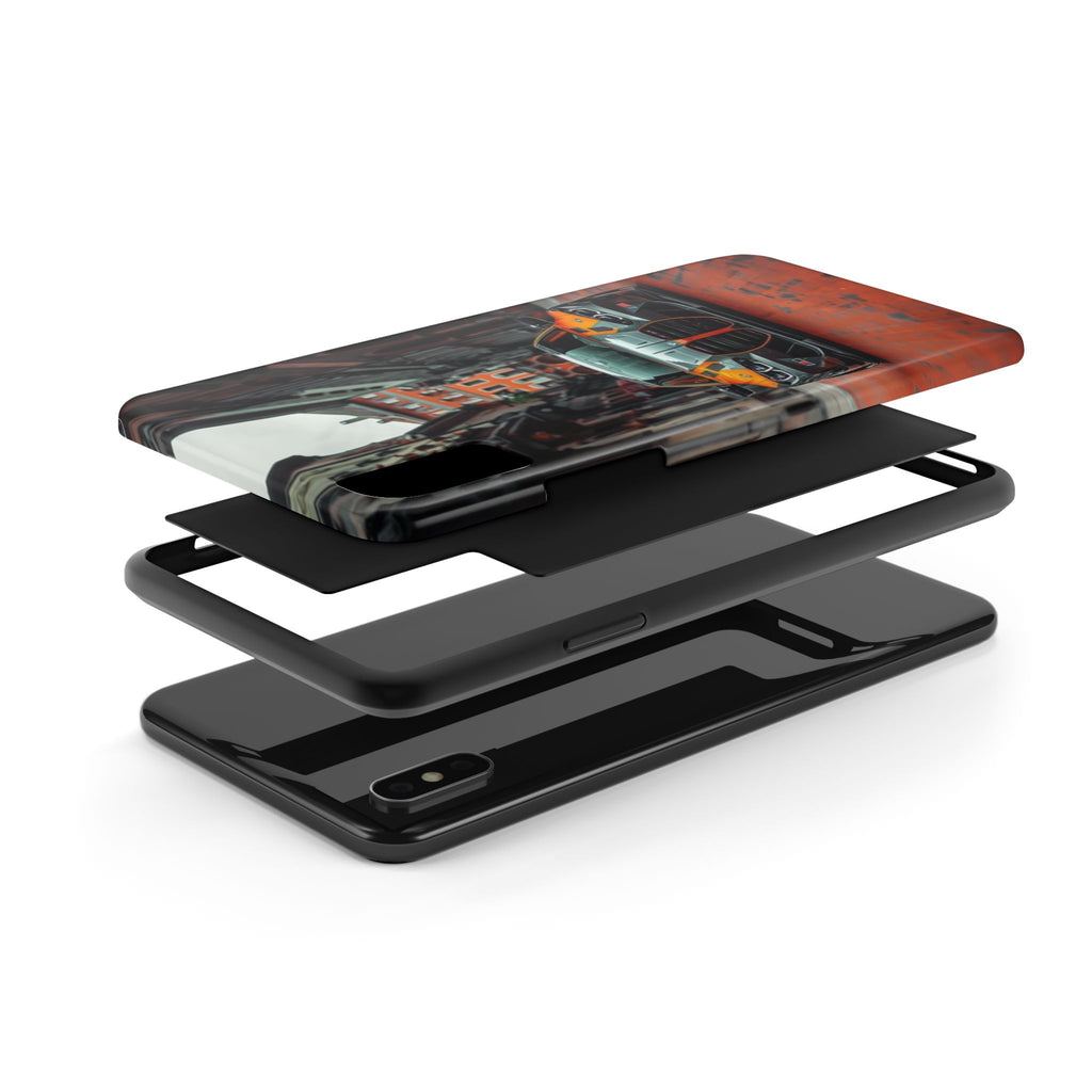 Rugged Car Lover Phone Case, Durable Phone Cover, Automotive Gift, Unique Car Design, Perfect for Birthdays, Car Enthusiasts