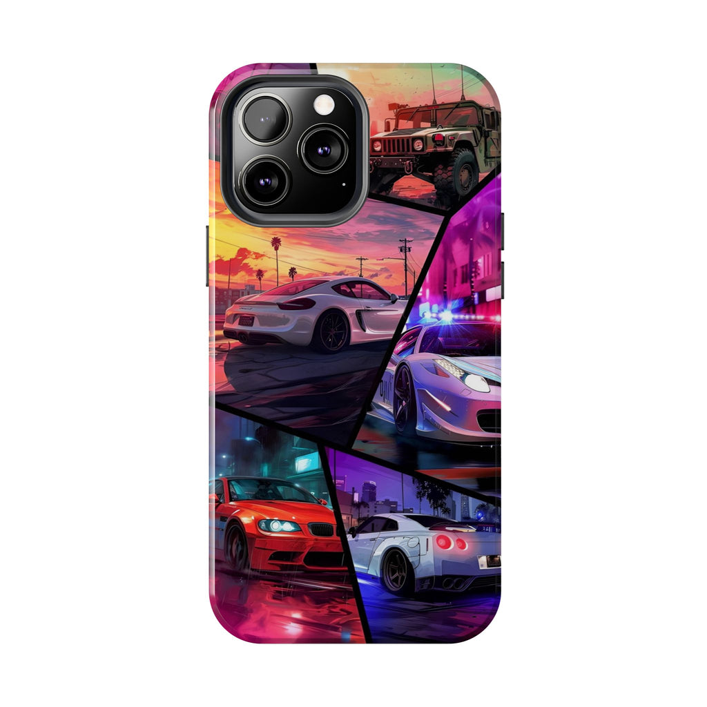 Vibrant Automotive Tough Phone Cases for Car Enthusiasts