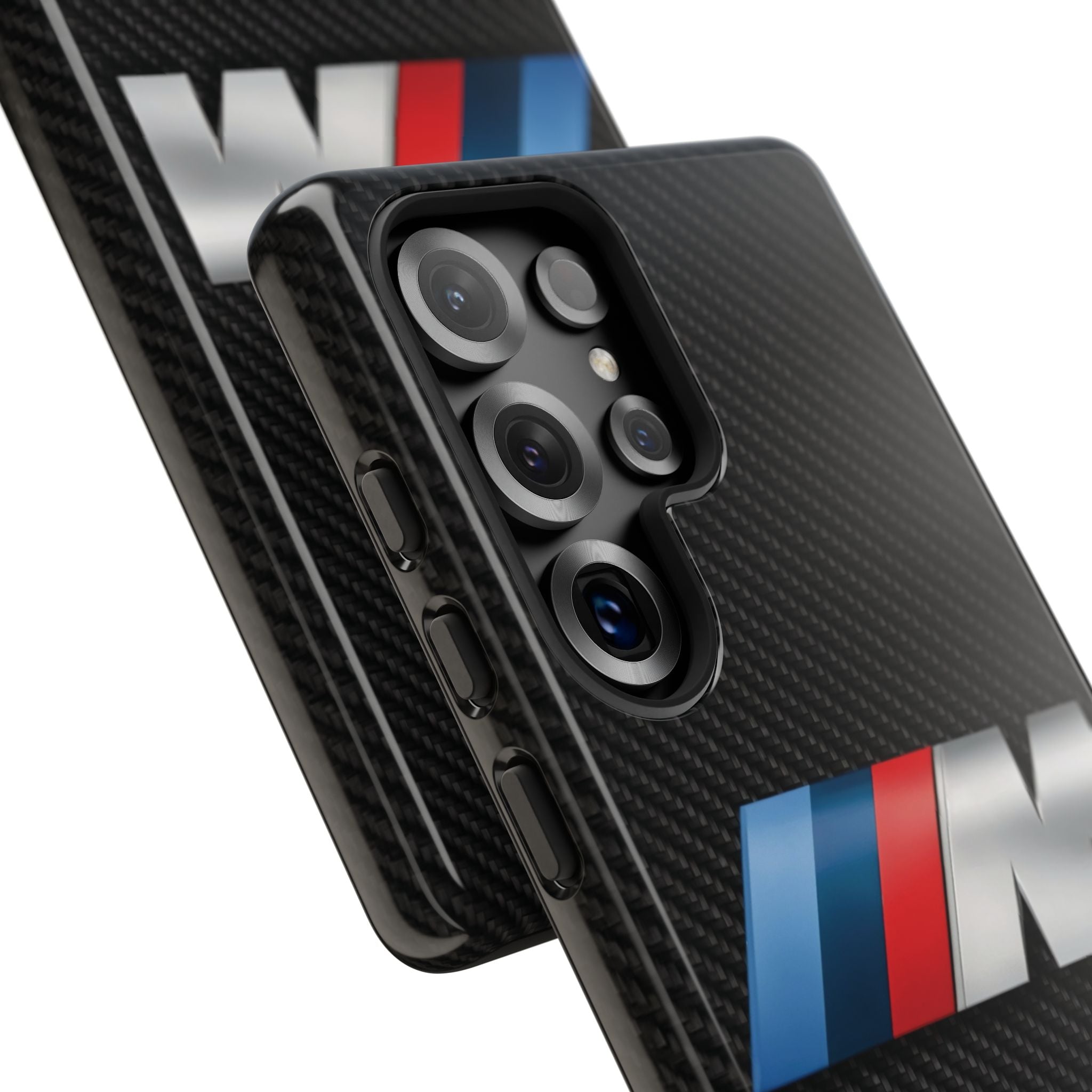 Carbon Fiber BMW M Logo Tough Phone Case