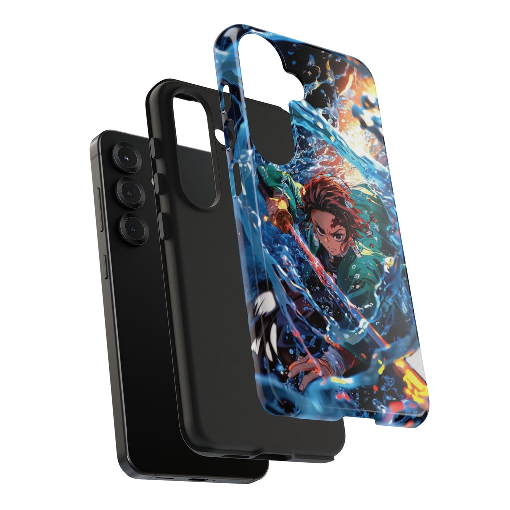 Demon Slayer Tough Phone Case - Samurai Combat Design