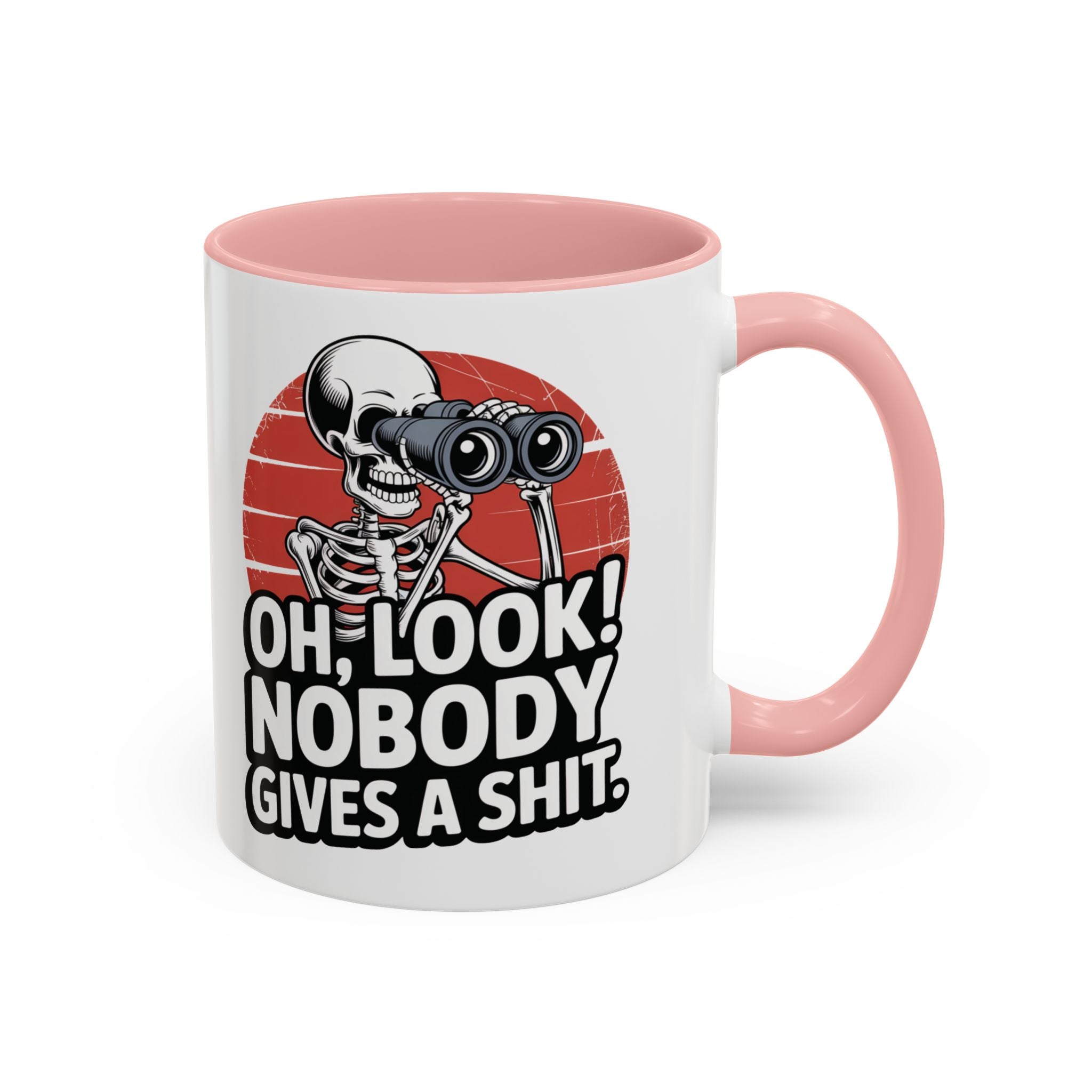 Skeleton Coffee Mug with Sassy Quote, Funny Gift for Friends, Office Humor, Halloween Décor, Unique Gift Idea