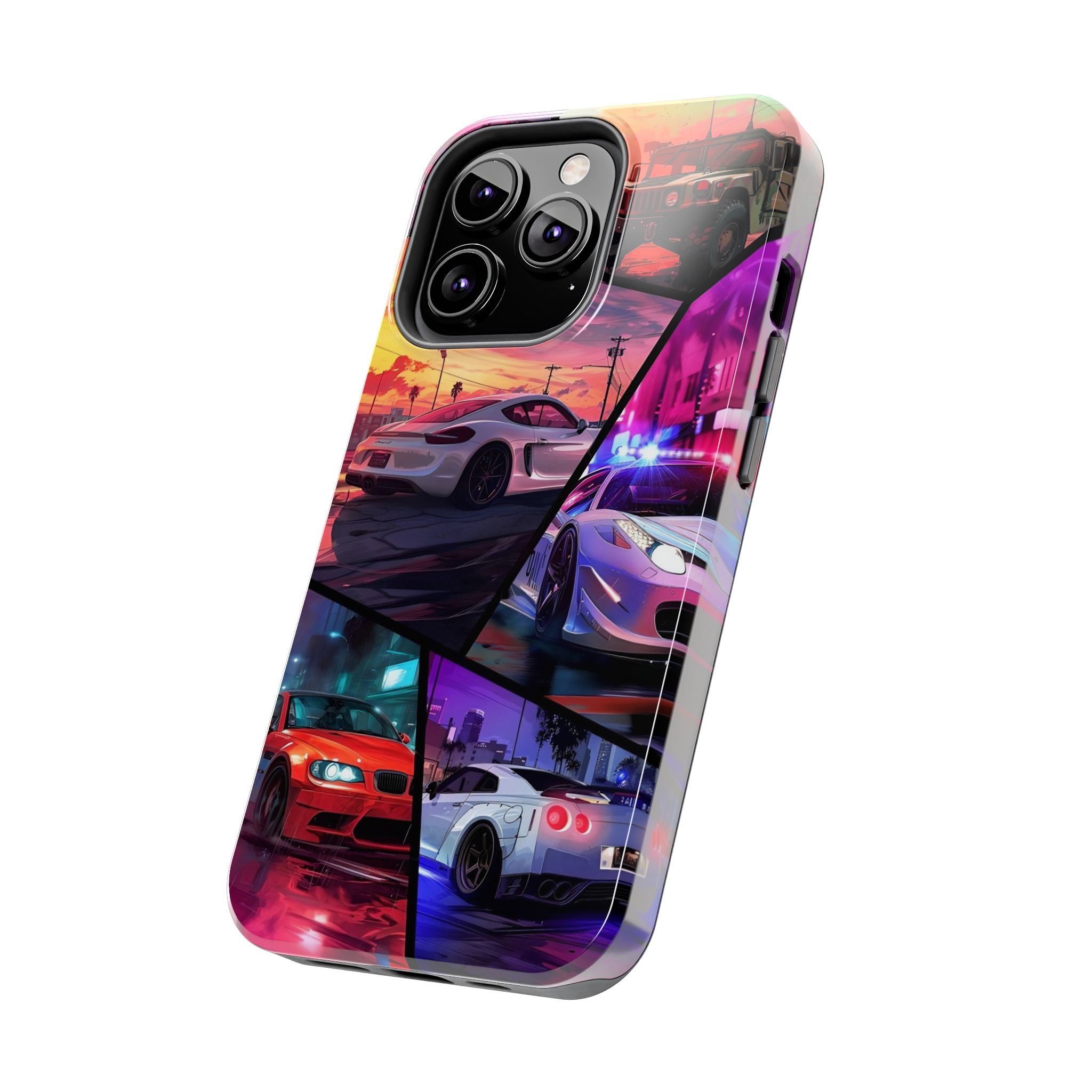 Vibrant Automotive Tough Phone Cases for Car Enthusiasts