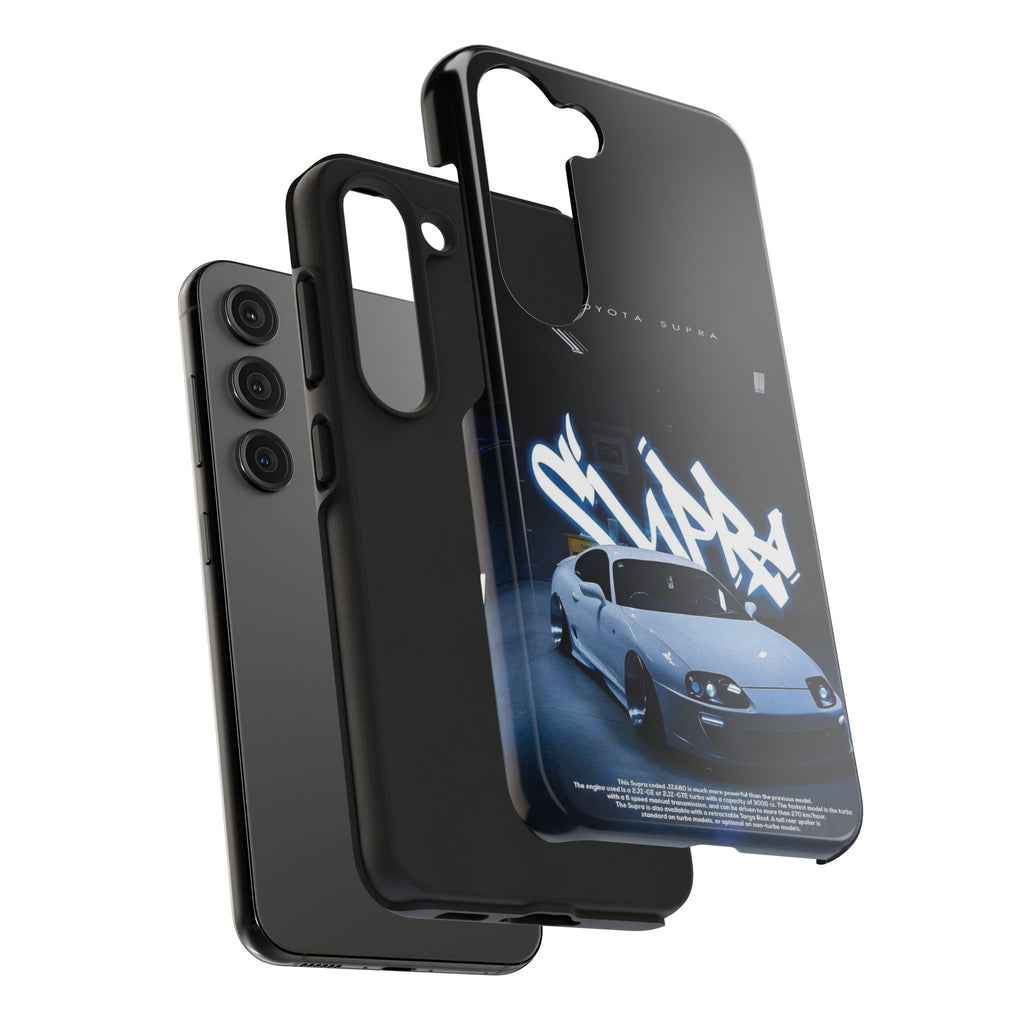 Toyota Supra Graffiti Phone Case - Tough & Stylish Protection for Car Enthusiasts