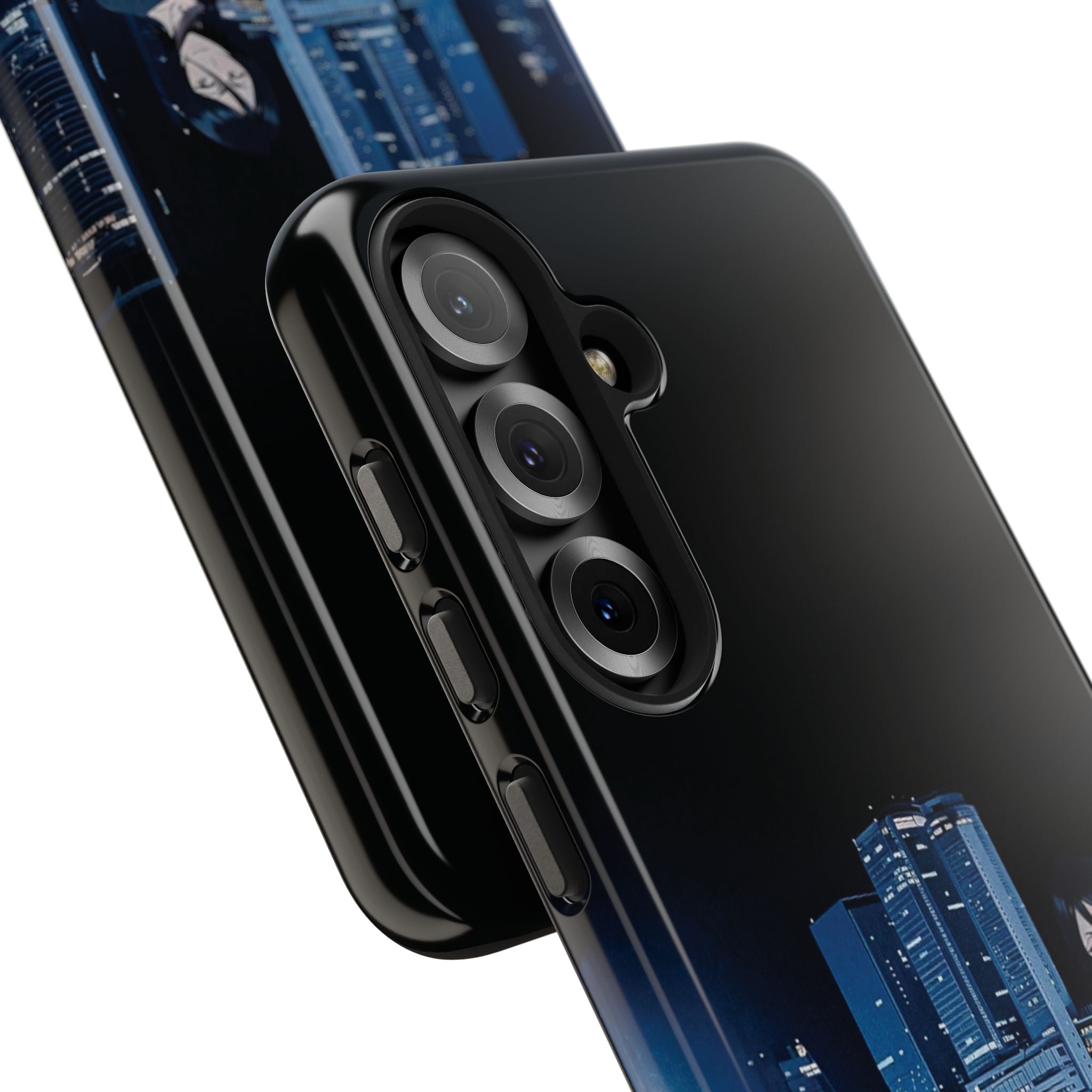 Anime-Inspired Tough Phone Case for Car Enthusiasts