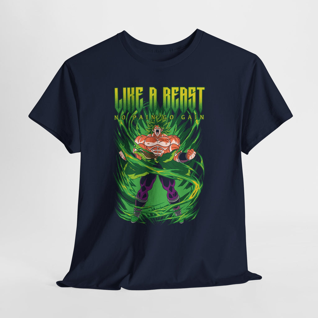 Like a Beast Tee — Dragon Power Anime Graphic T-Shirt