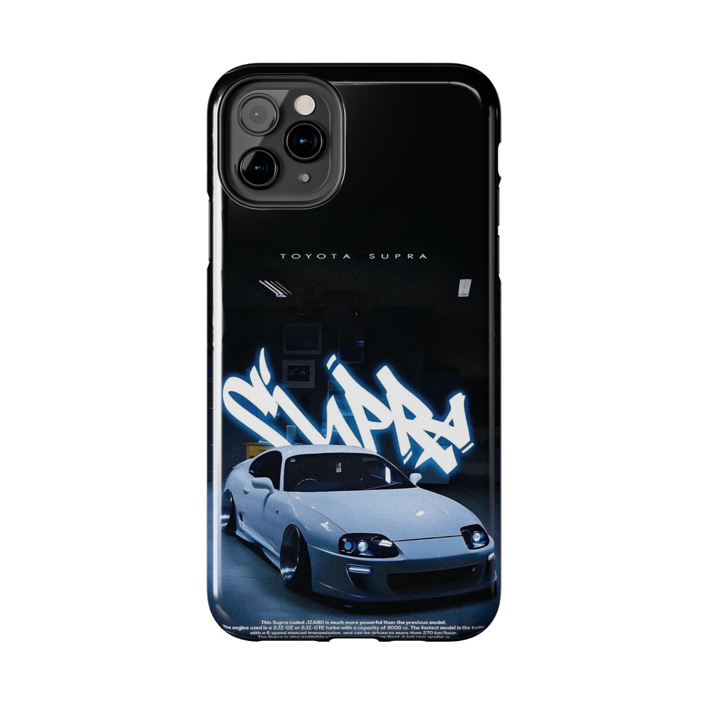 Toyota Supra Graffiti Phone Case - Tough & Stylish Protection for Car Enthusiasts