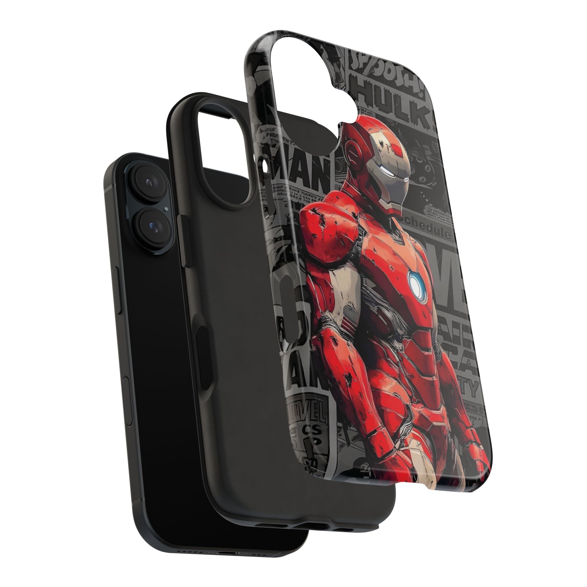 Iron Man Hero Tough Phone Cases - Durable, Stylish, Perfect for Marvel Fans, Geek Gifts, Comic Book Lovers, Unique Accessories