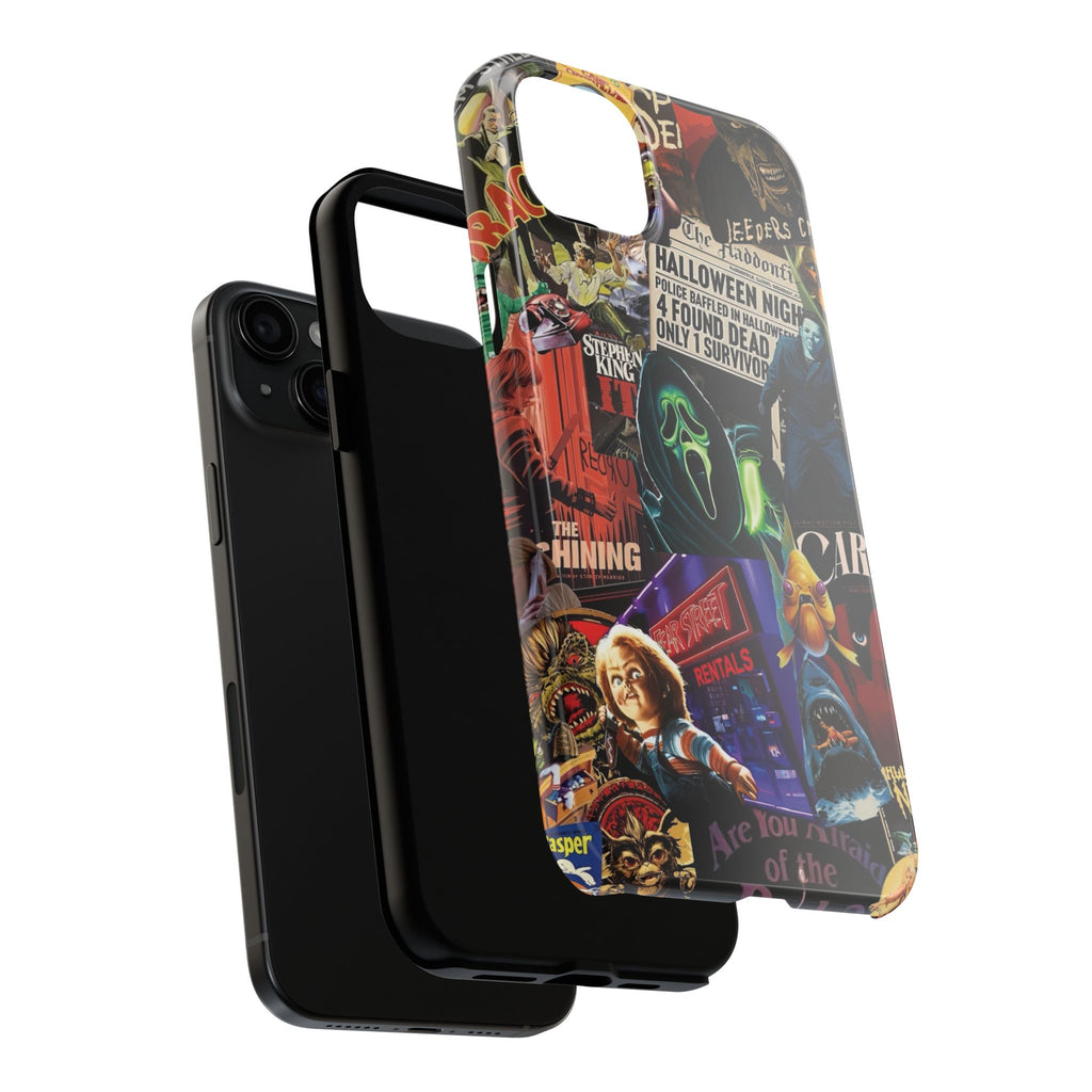 Spooky Horror Movie Phone Case | Tough Phone Cases for Horror Lovers, Halloween Gifts, Unique Accessories, Movie Night Essentials, [...]