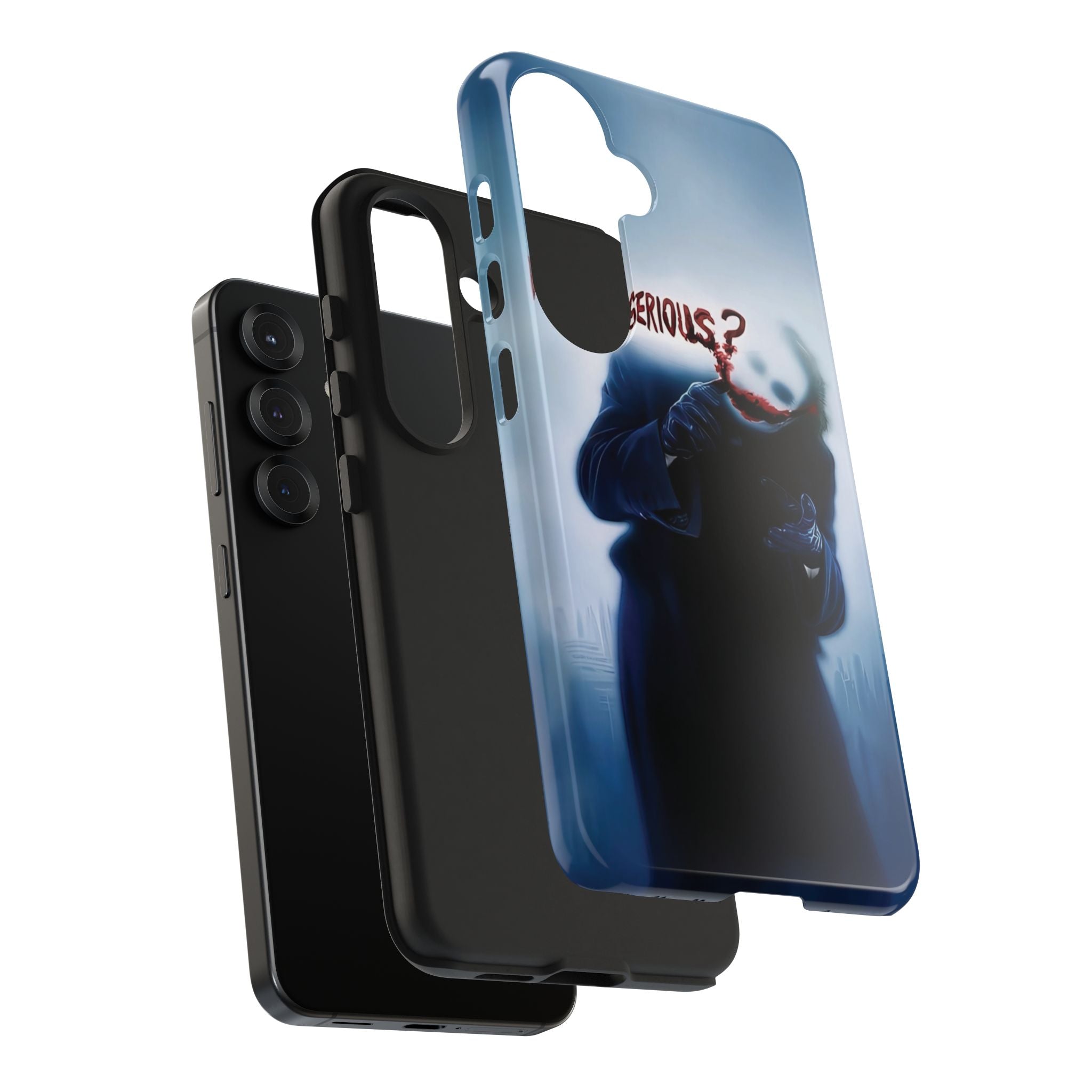 Tough Phone Cases, Dark Humor Phone Cover, Joker Inspired Case, Gifts for Movie Fans, Unique Phone Protector, Cool Accessories