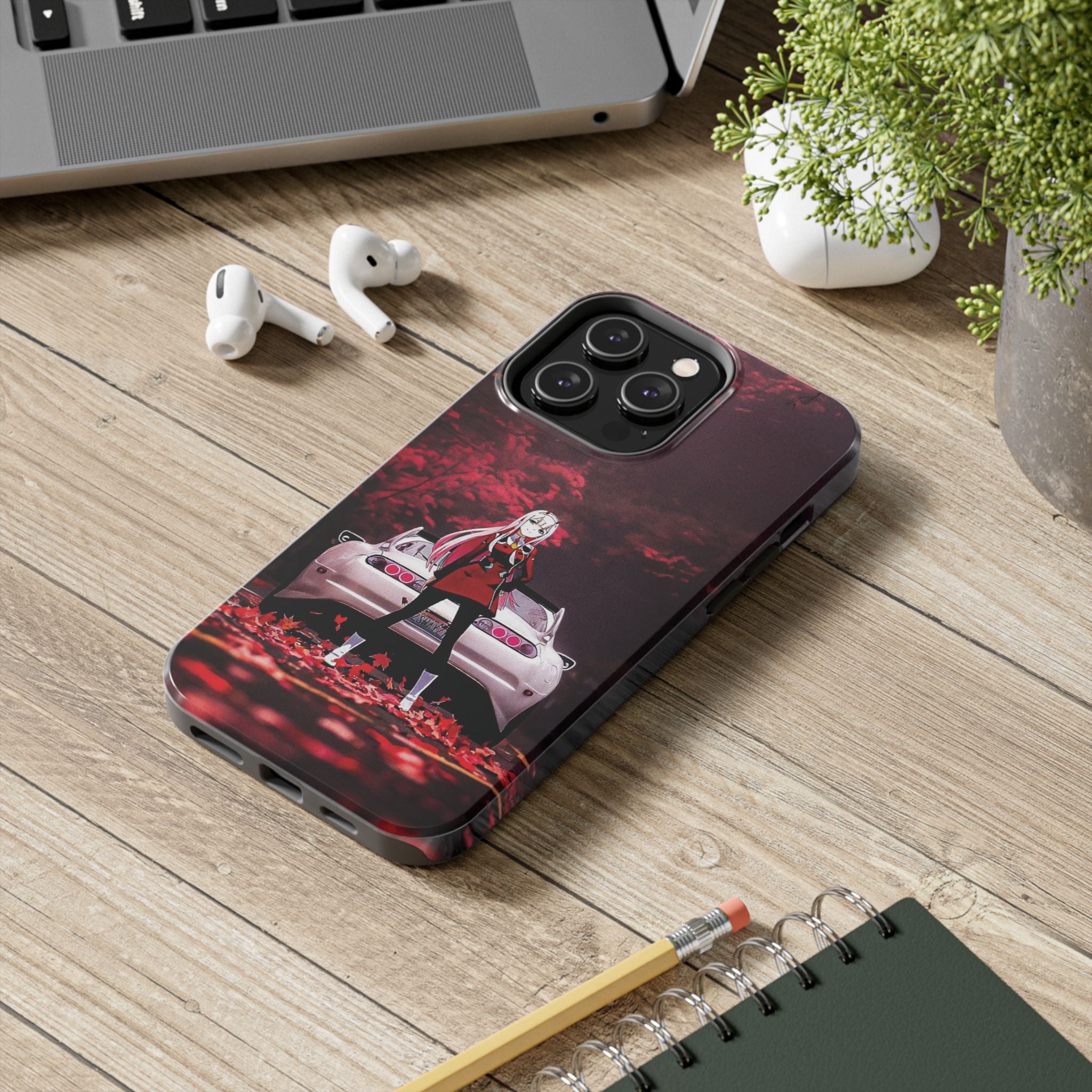 Anime-Inspired Tough Phone Case with Stylish Character Design