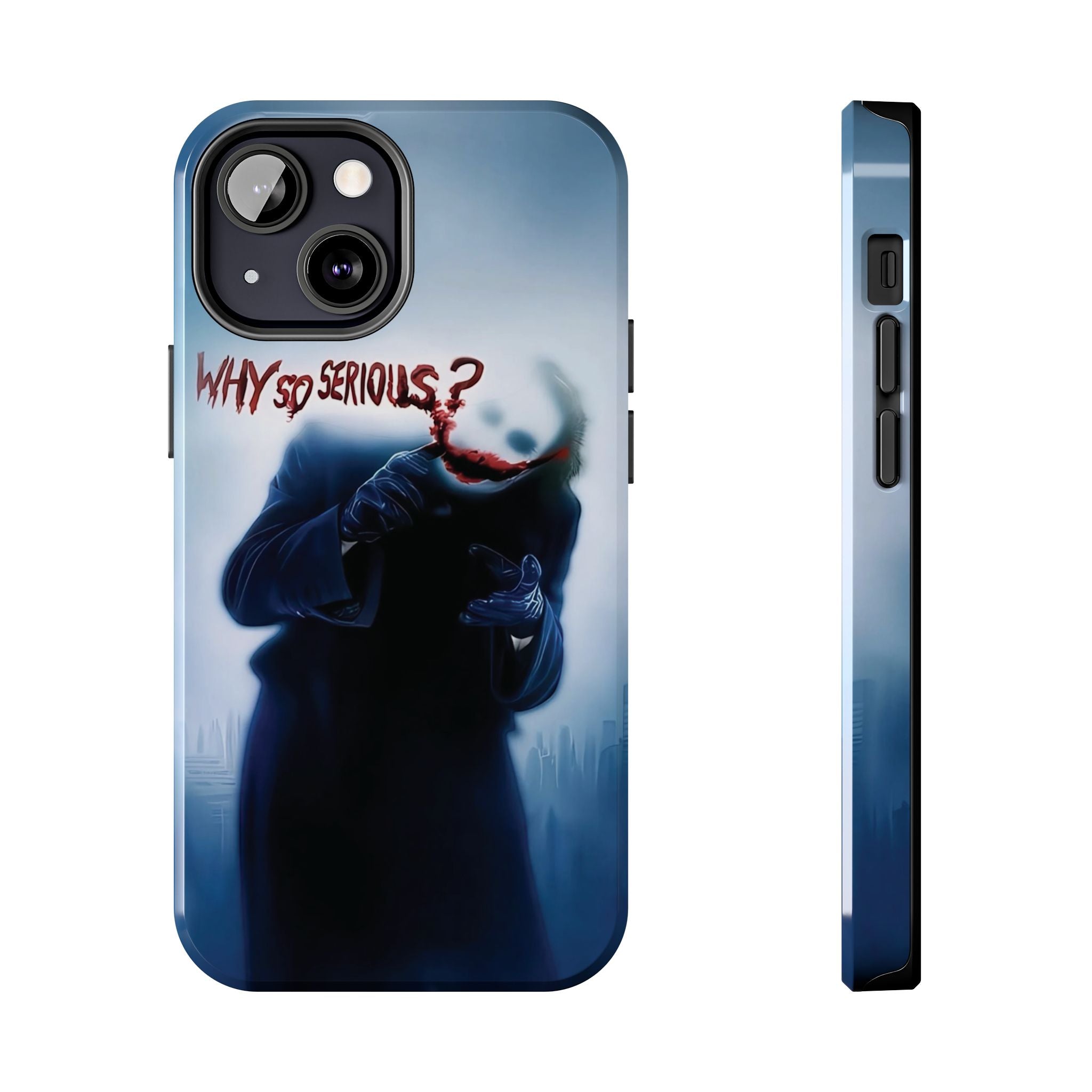 Tough Phone Cases, Dark Humor Phone Cover, Joker Inspired Case, Gifts for Movie Fans, Unique Phone Protector, Cool Accessories