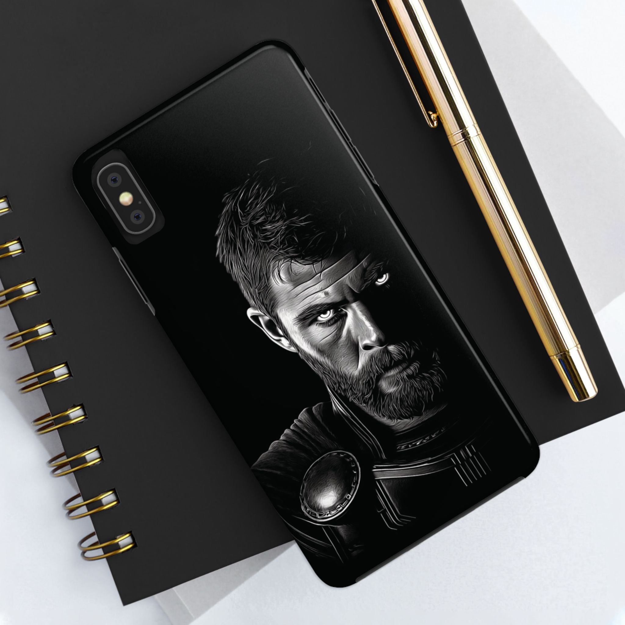 Tough Phone Cases featuring Warrior Design, Rugged Protector, Gift for Adventurers, Customizable Case, Durable Phone Cover