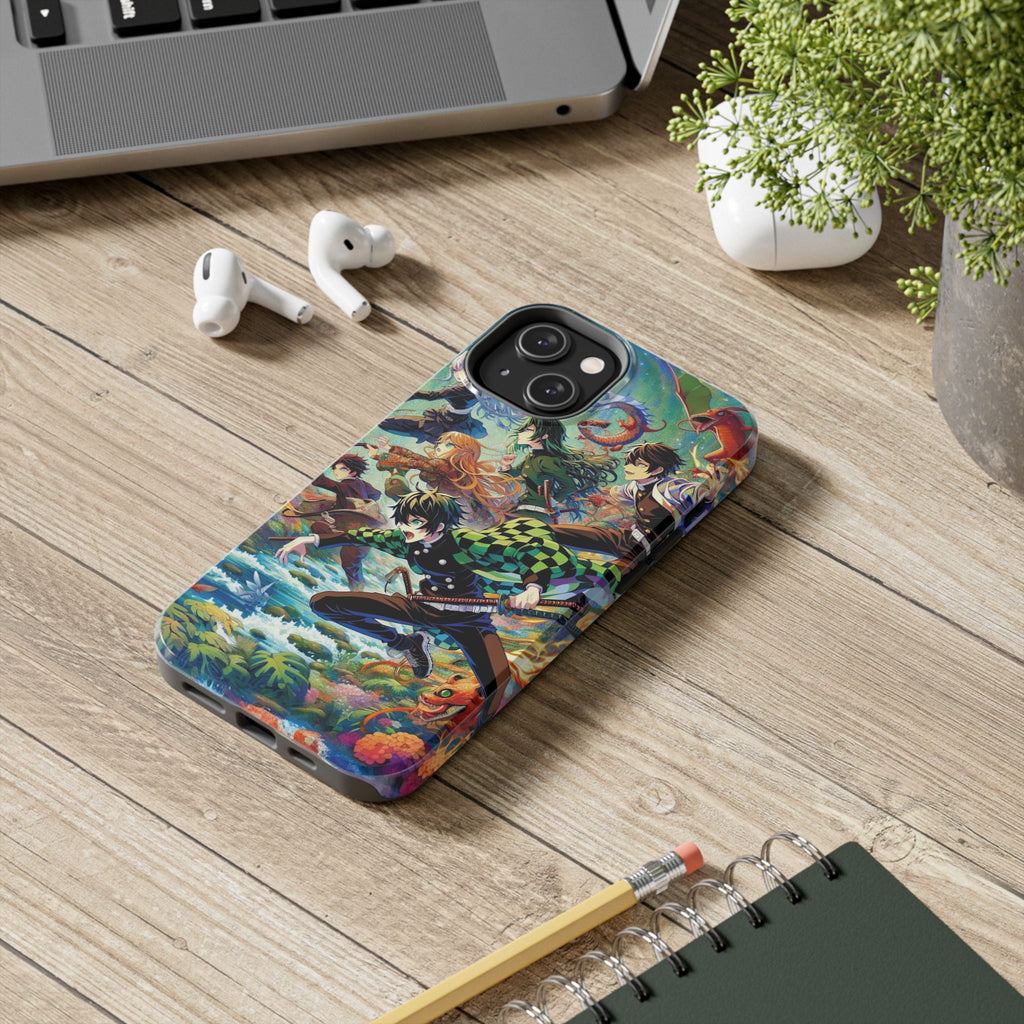 Vibrant Anime Tough Phone Cases, Protective Covers, Gifts for Fans, Geeky Accessories, Birthday or Holiday Presents