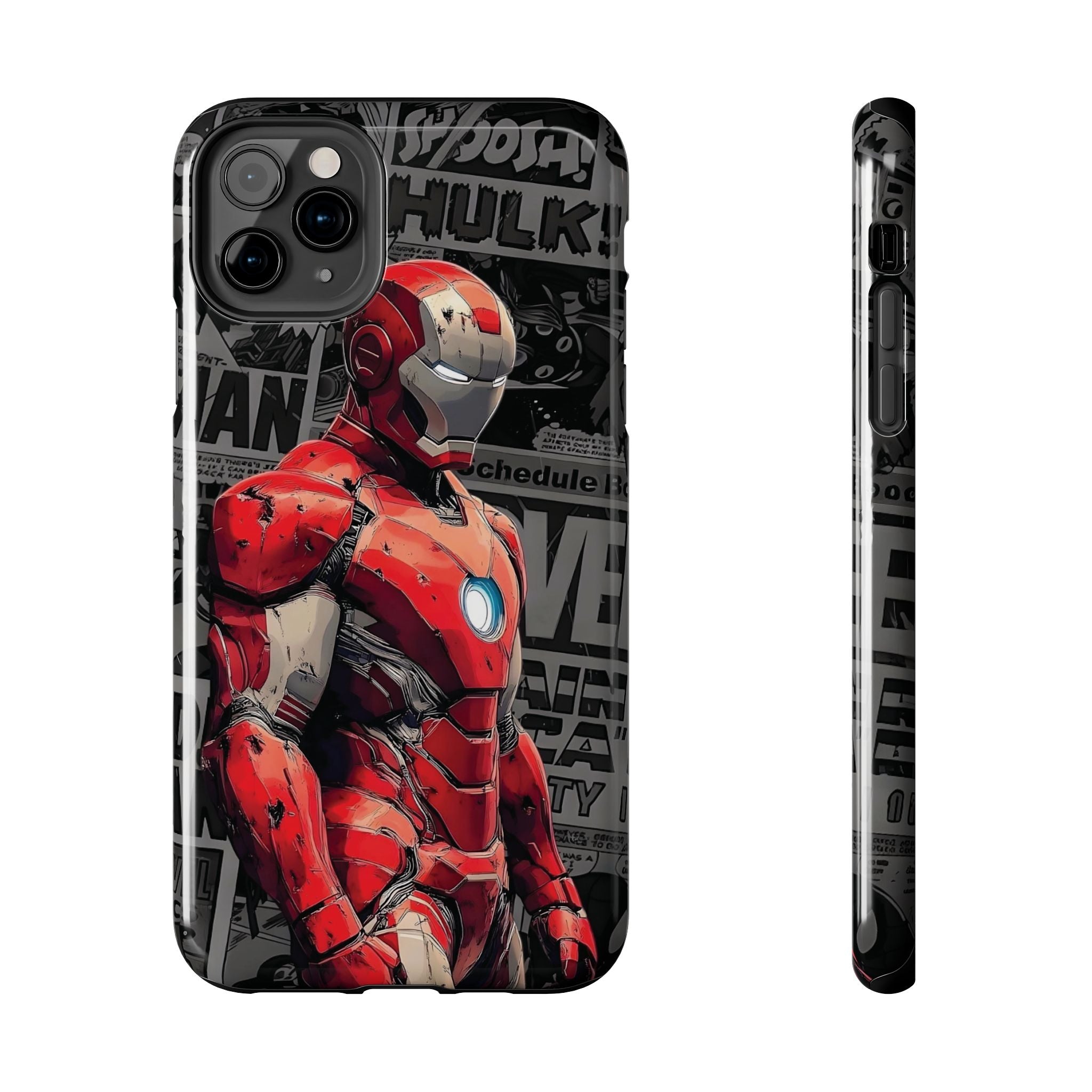 Iron Man Hero Tough Phone Cases - Durable, Stylish, Perfect for Marvel Fans, Geek Gifts, Comic Book Lovers, Unique Accessories