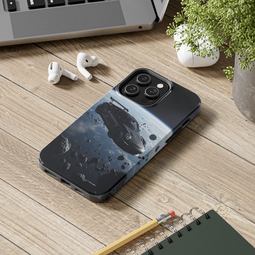 Astronaut Car Tough Phone Cases, Cool Car Cases, Space Phone Cover, Gift for Car Lovers, Unique Phone Accessories