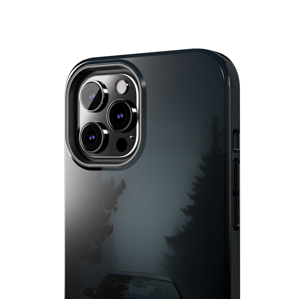 Tough Phone Case with Neon Car Design, Durable Smartphone Cover, Gift for Car Enthusiasts, Unique Accessory for Him, Perfect for Birthdays