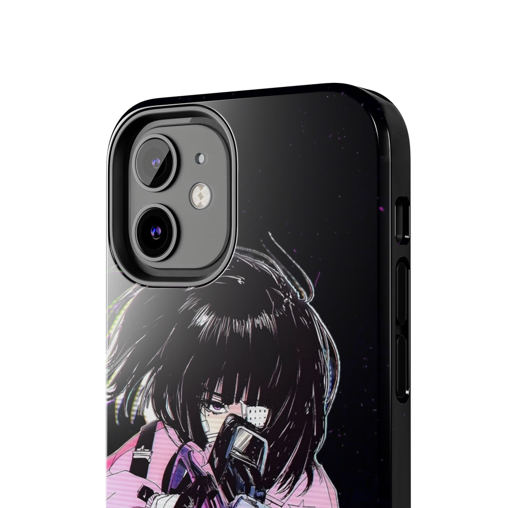Anime-Style Tough Phone Cases with Edgy Designs, Perfect for Gamers, Cyberpunk Lovers, Gifts for Birthdays, Holidays, and Cosplay