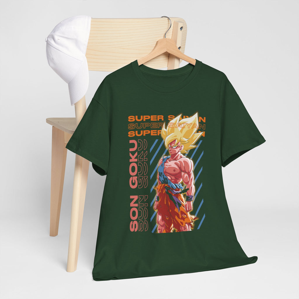 Son Goku Super Saiyan Graphic Tee — Anime Dragon Ball Z Shirt