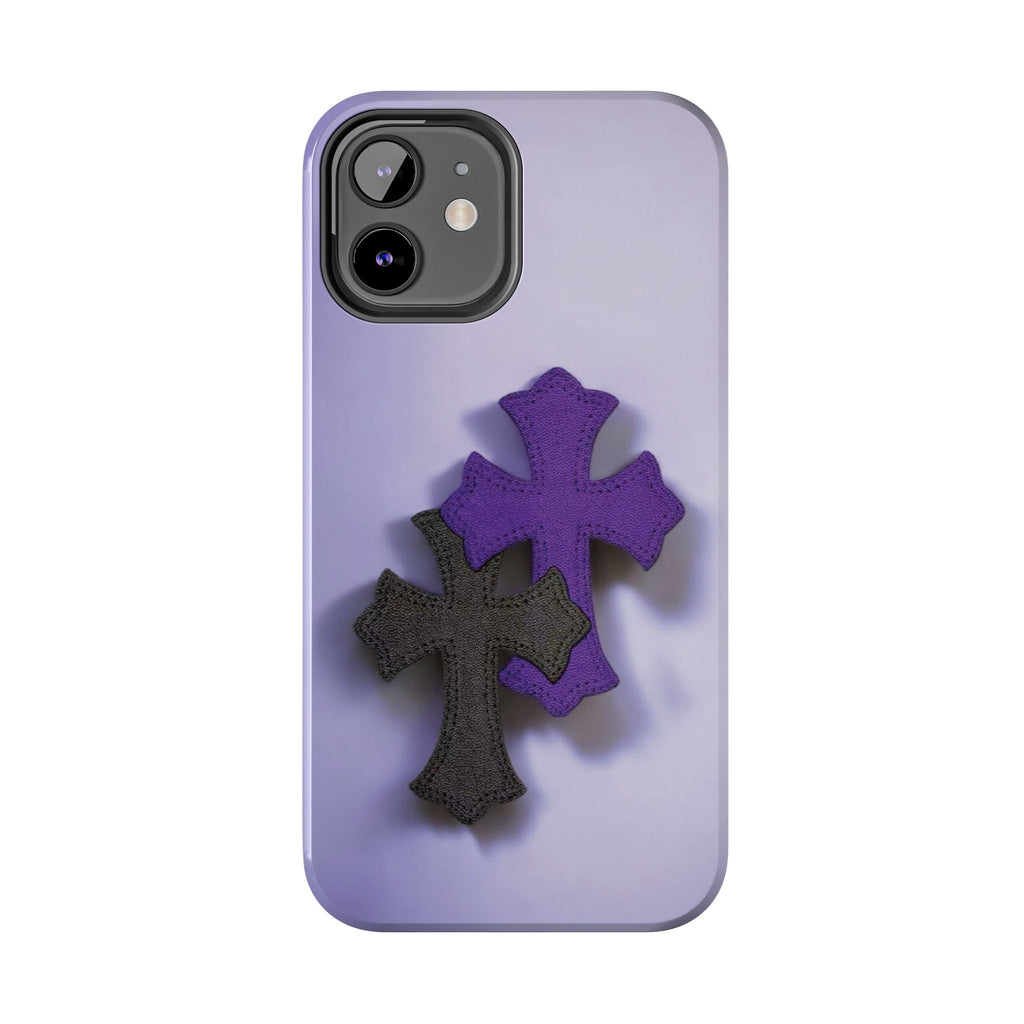 Cross Design Tough Phone Cases, Durable Phone Covers, Christian Gifts, Protective Cases for Men, Unique Tech Accessories