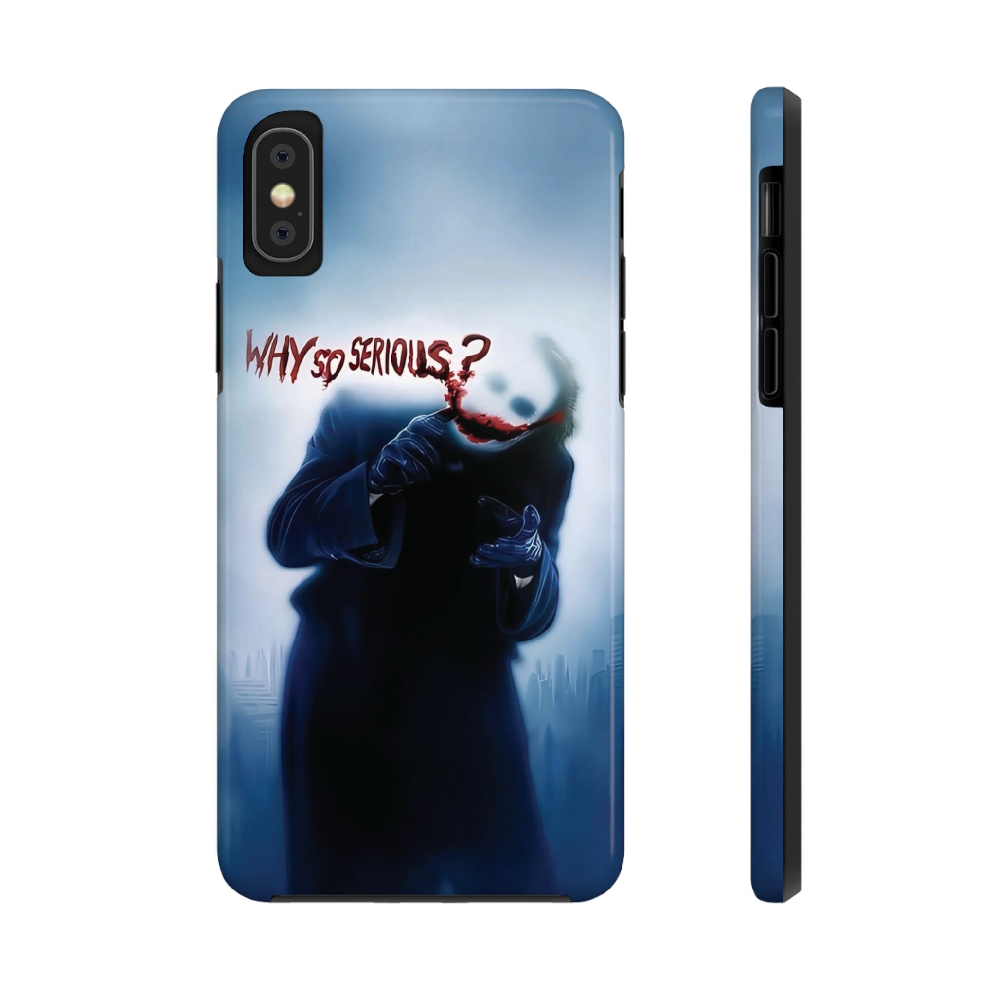 Tough Phone Cases, Dark Humor Phone Cover, Joker Inspired Case, Gifts for Movie Fans, Unique Phone Protector, Cool Accessories